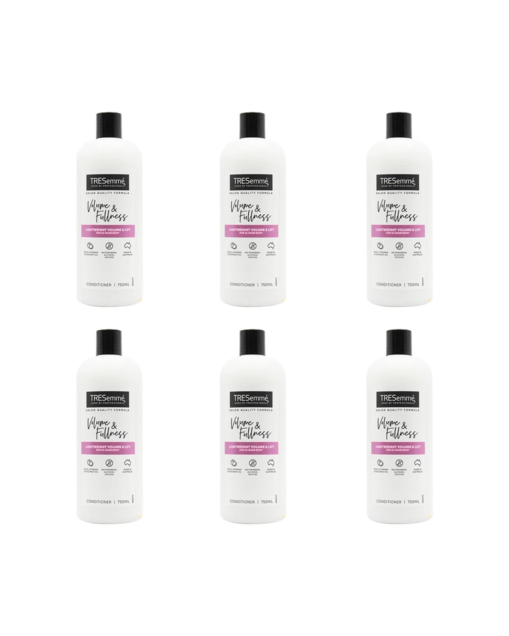 1 TRESemme 6PK Volume Fullness Conditioner 750ml Hair Care - White, 1 of 3