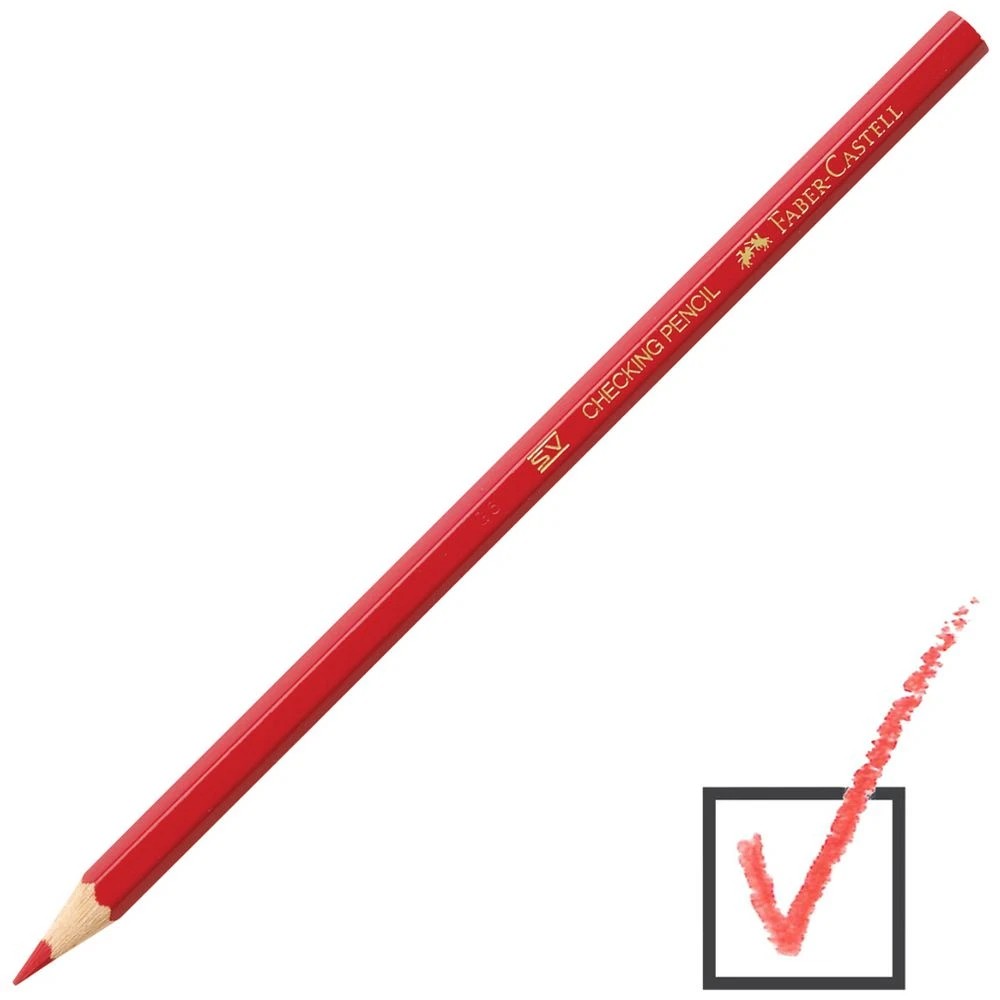 3 Faber-Castell Red Checking Pencil, 3 of 4