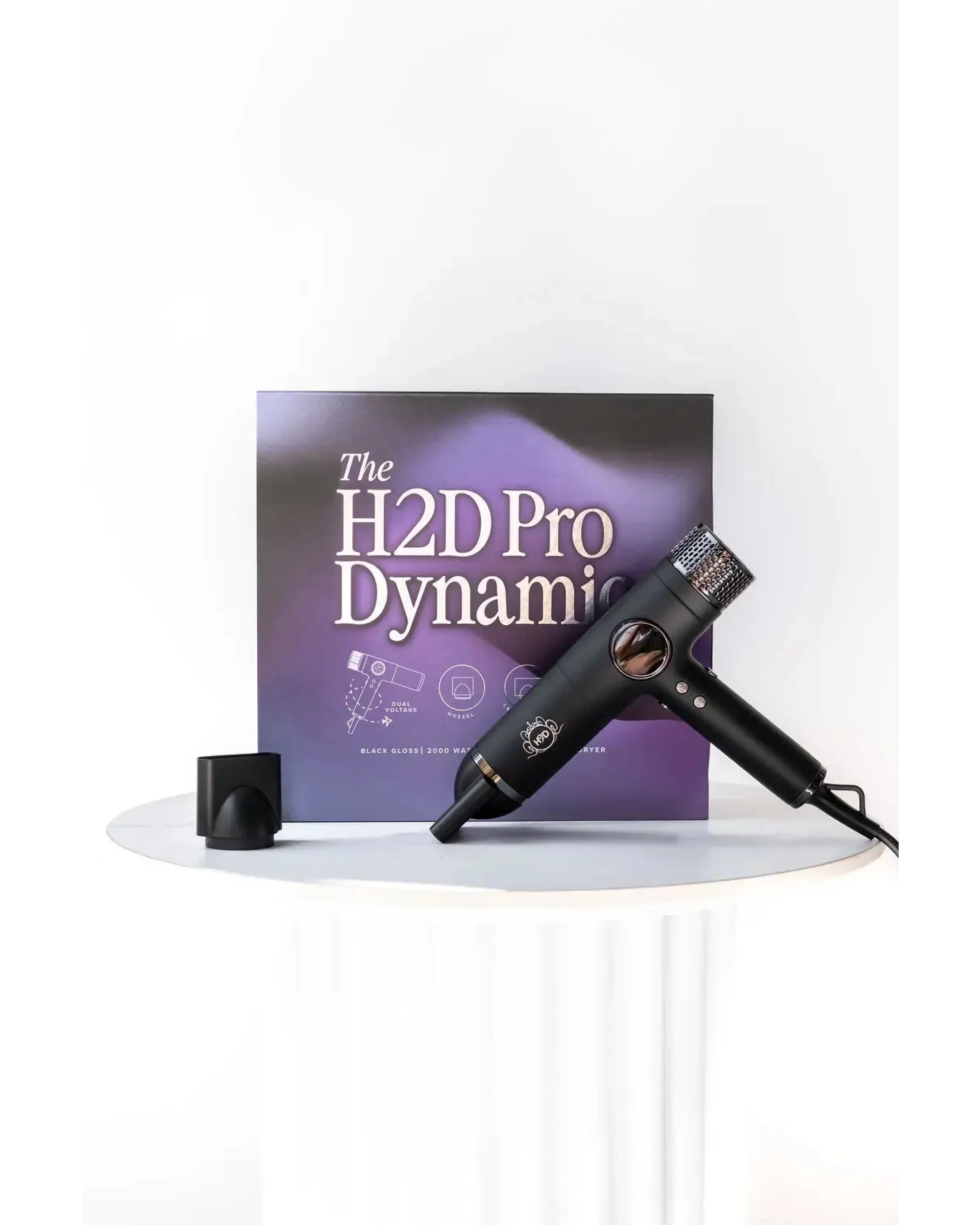 3 H2D Pro Dynamic Hair Dryer in Black, 3 of 6