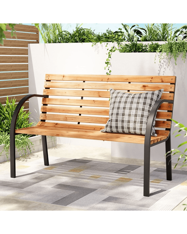 Gardeon Outdoor Garden Bench Seat 120cm - Nat