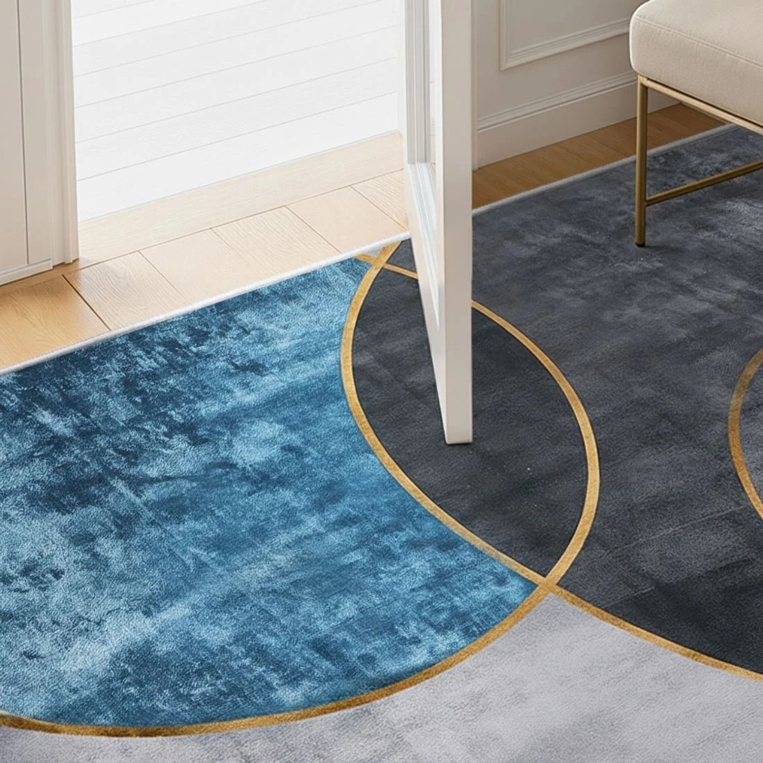 5 Artiss Washable Floor Rug 240X340cm Large Geometric Area Rug Modern Floor - Multi, 5 of 9