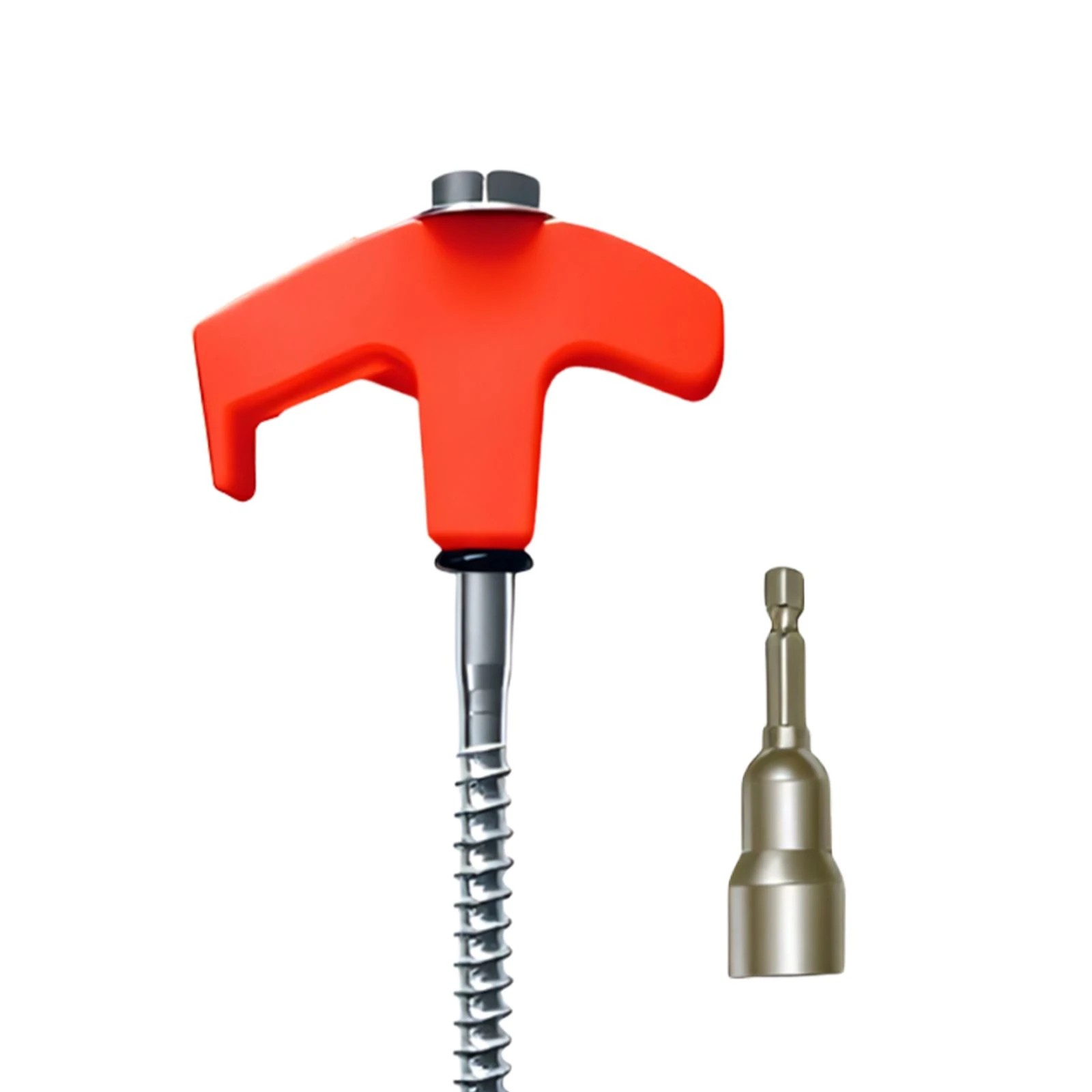 5 Ausway Heavy Duty Steel Tent Pegs 20PCS Screw In Ground Stakes, 5 of 7