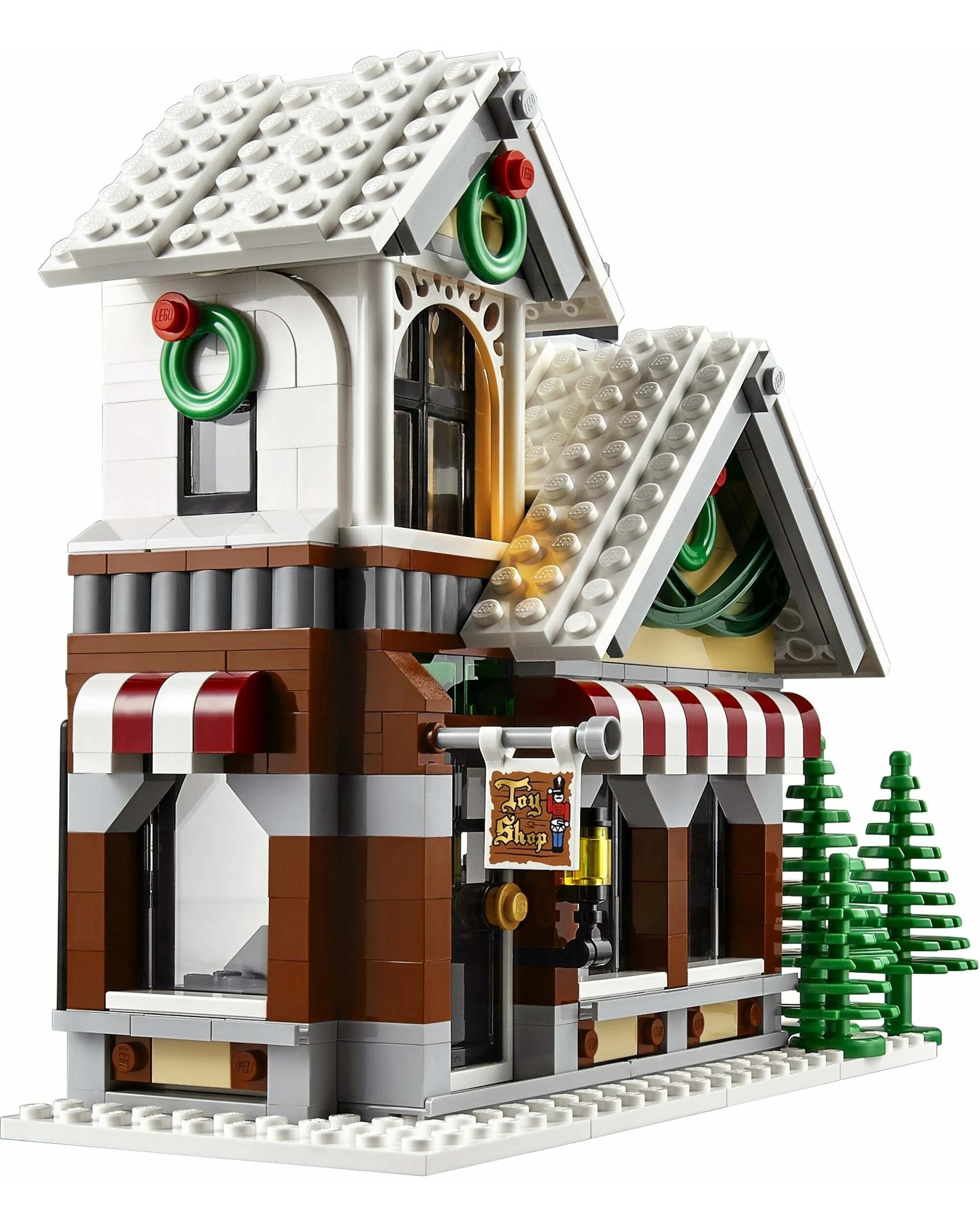 5 LEGO 10249 Winter Toy Shop: Festive Holiday Village Set, 5 of 5