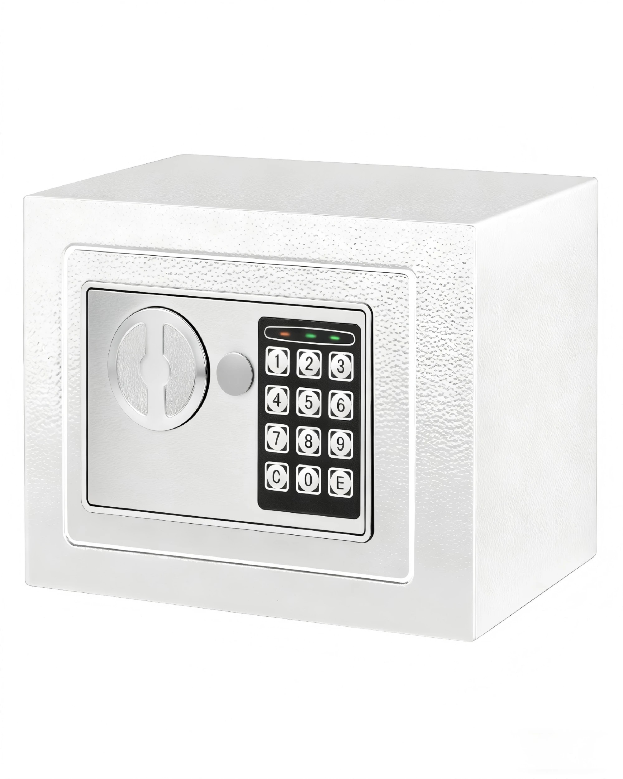 1 Advwin Security Safe and Lock Box 6.5 L/0.23 Cubic Feet - White, 1 of 8