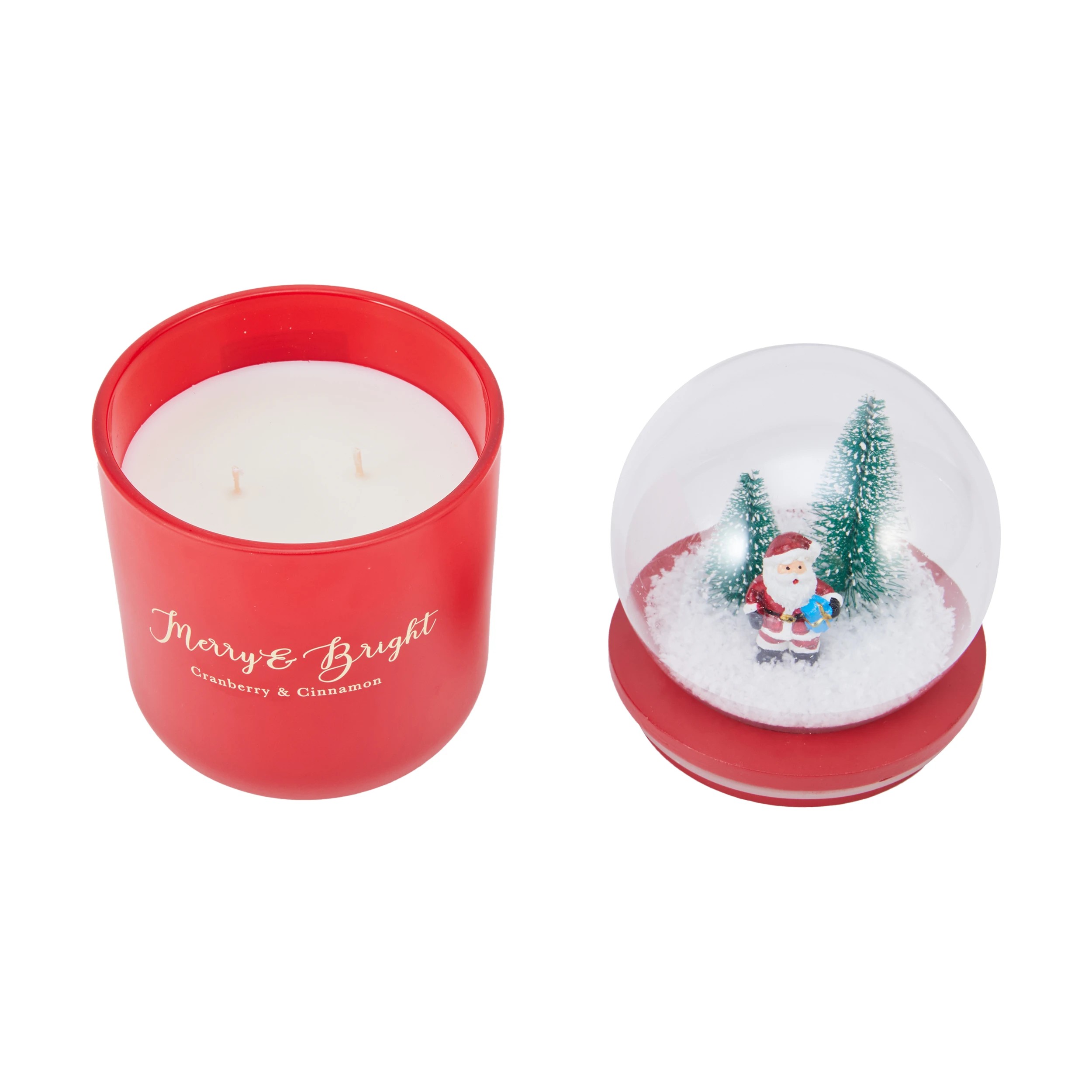 3 Christmas Merry & Bright Globe Candle, 3 of 6
