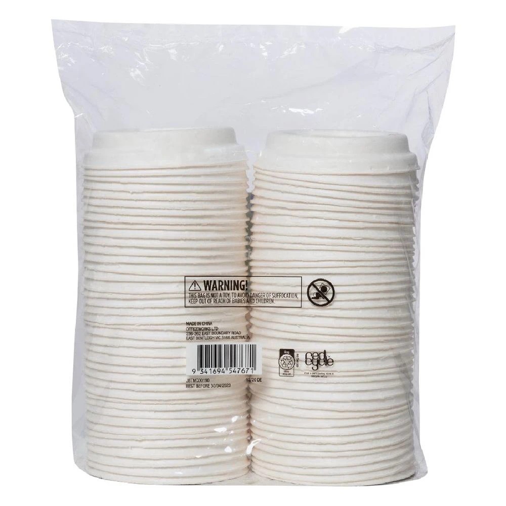 2 J.Burrows Sugarcane Lids 90mm 960 Pack, 2 of 4