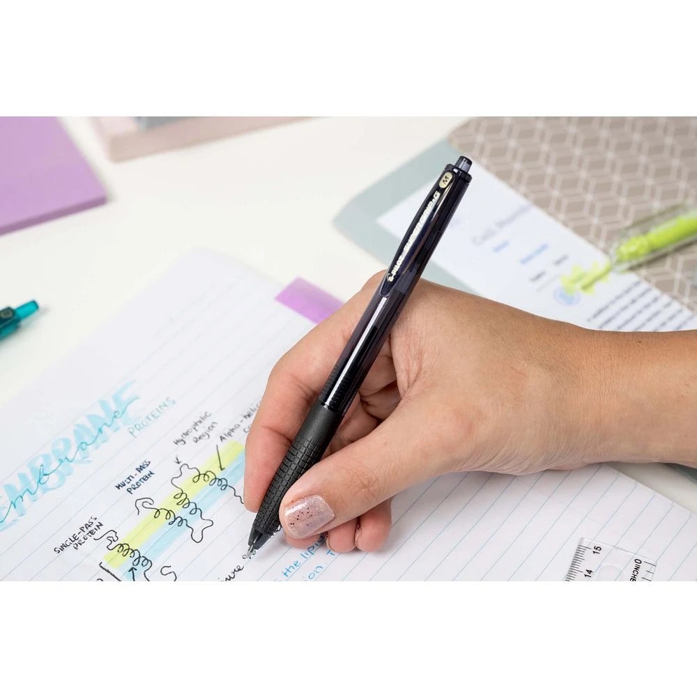 2 PILOT Super Grip G Ballpoint Pen 1mm Black, 2 of 4