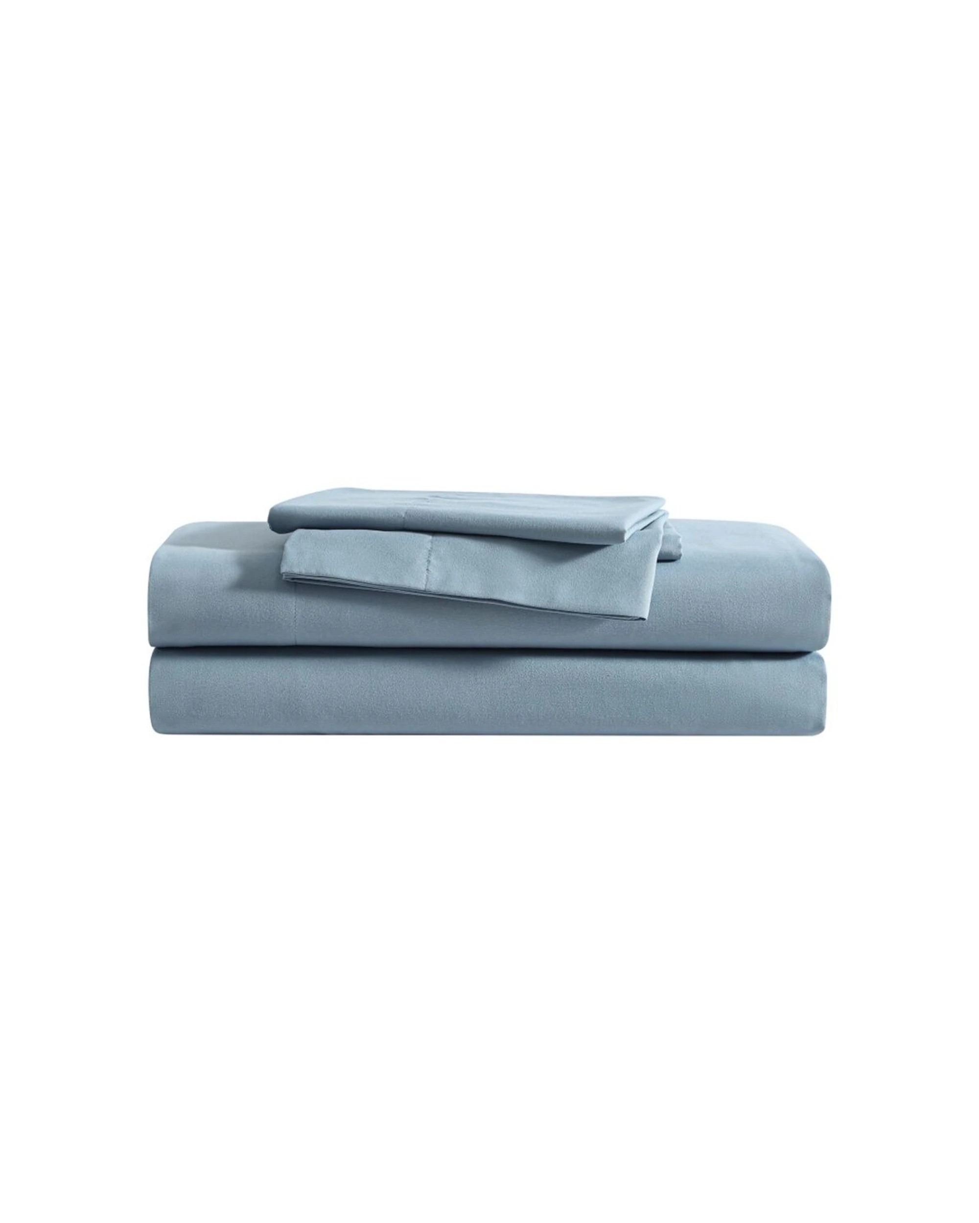 2 Ardor Softest Advanced Textile Polyester Complete Bedding Sheet Set - King Bed - Blue, 2 of 3