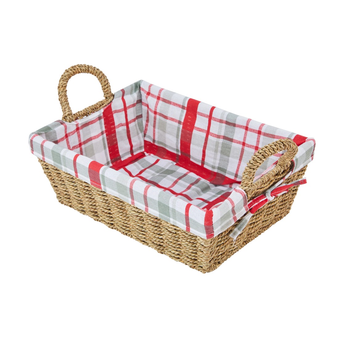 2 Christmas Basket with Printed Liner, 2 of 6