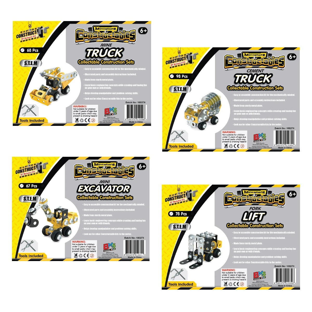 Construct-It Constructables Yellow Pack - Kmart