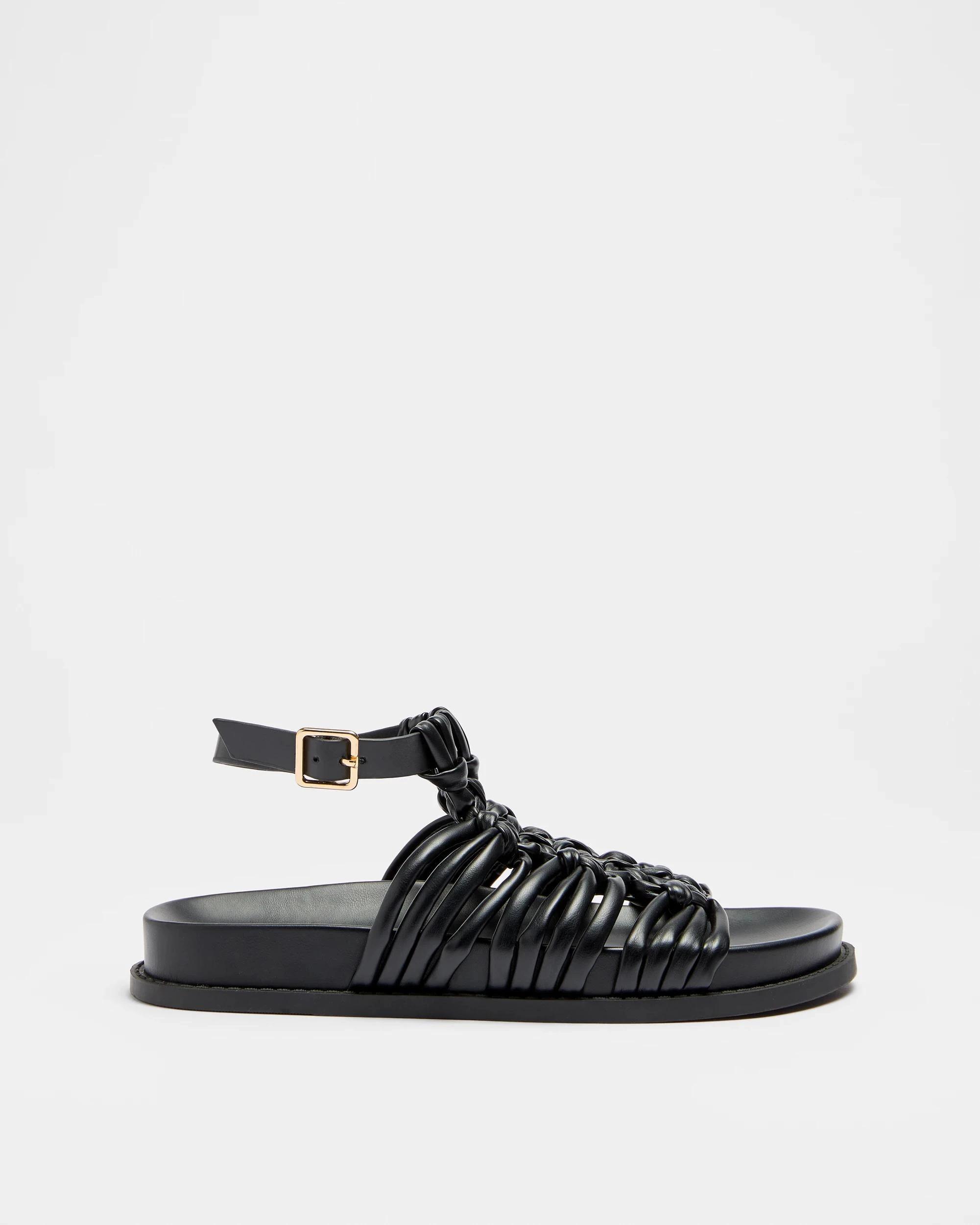 1 Target Womens Knotted Ankle Strap Sandal - Cora BLACK, 1 of 3