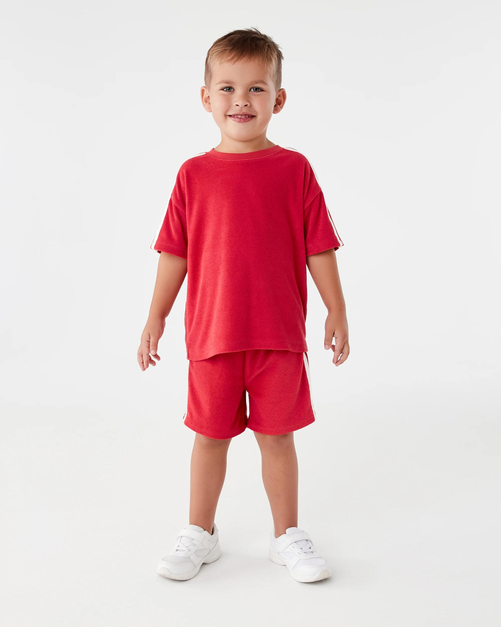 6 Terry Towelling T-shirt Bld Org, 6 of 7