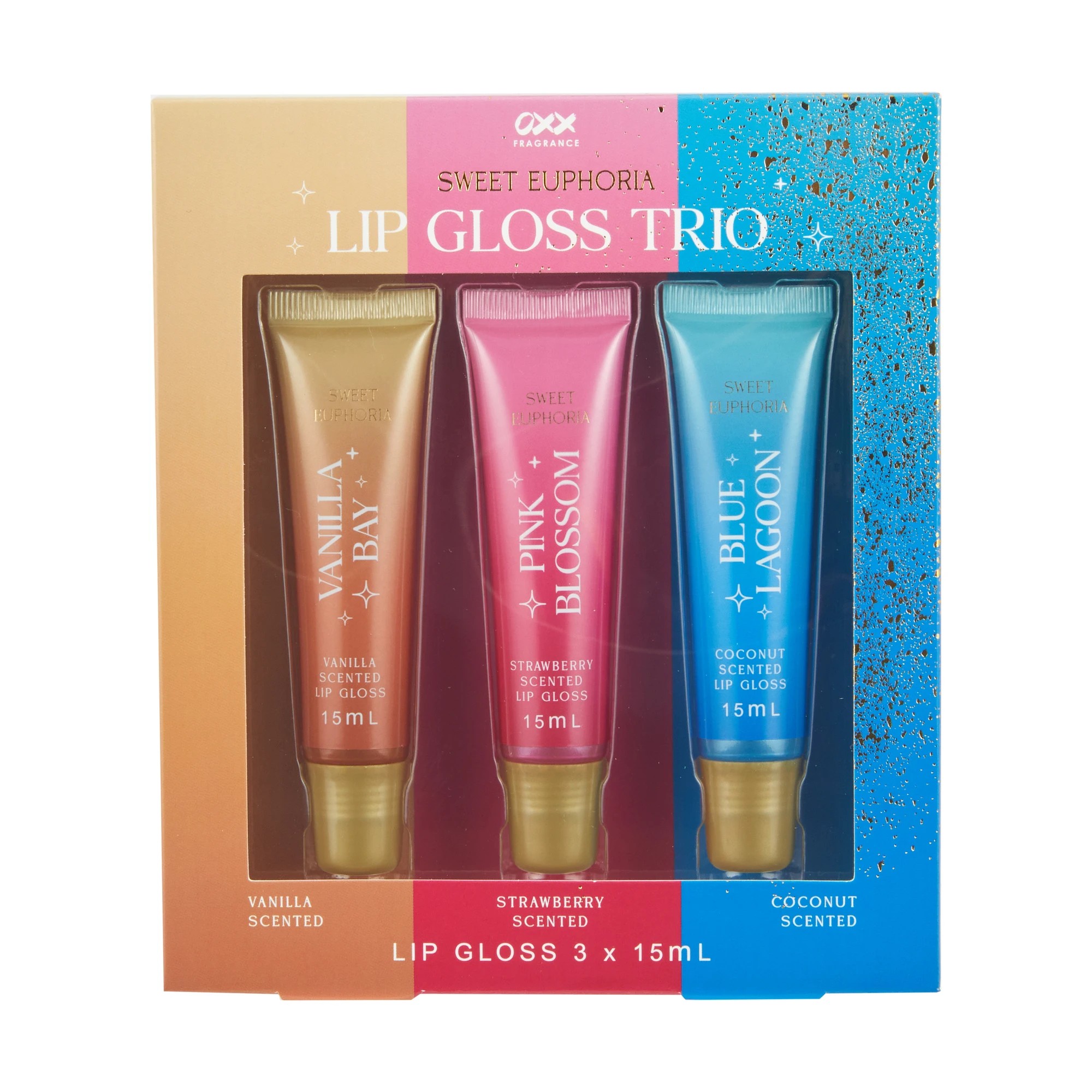 1 OXX Fragrance Sweet Euphoria Lip Gloss Trio, 1 of 5