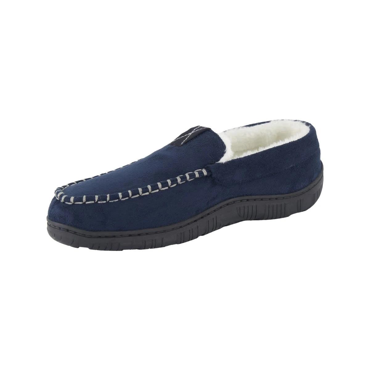 3 Hardsole Loafer Slippers Navy, 3 of 5