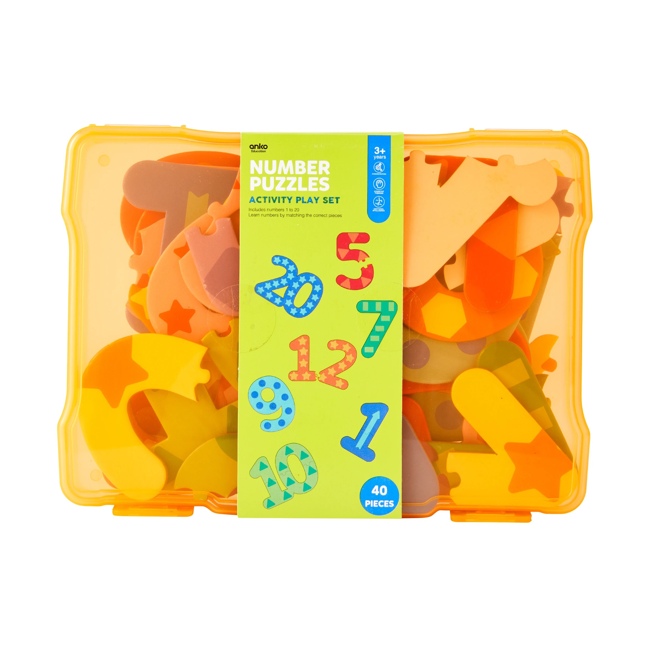 1 40 Piece Number Puzzles Activity Play Set, 1 of 5