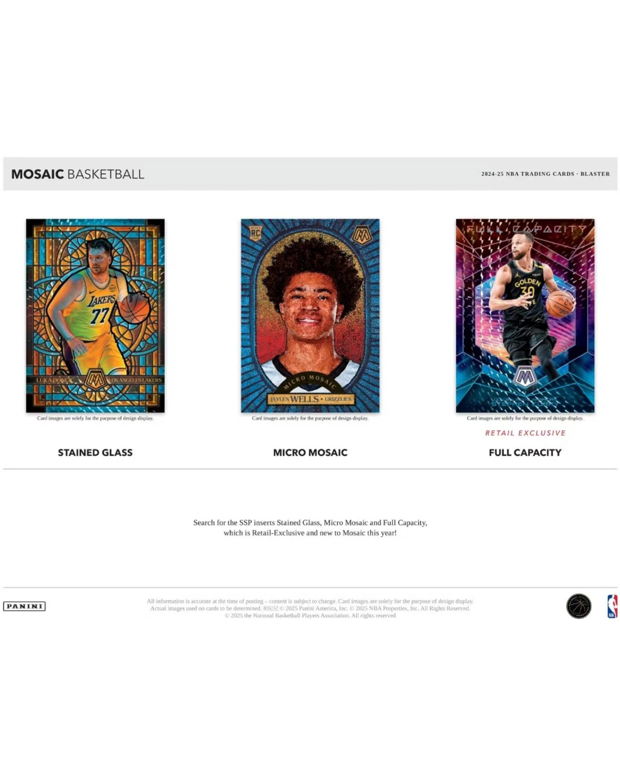 4 Panini 2024/2025 NBA Mosaic Basketball Blaster Box, 4 of 6