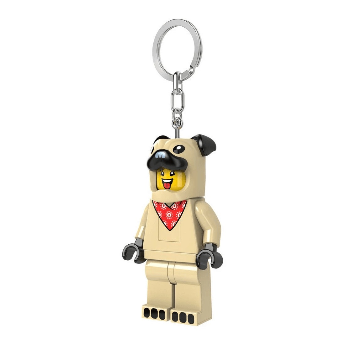 1 Lego Pug LEDLITE Keyring, 1 of 6