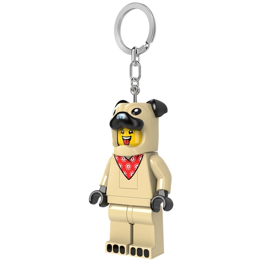 1 Lego Pug LEDLITE Keyring, 1 of 6