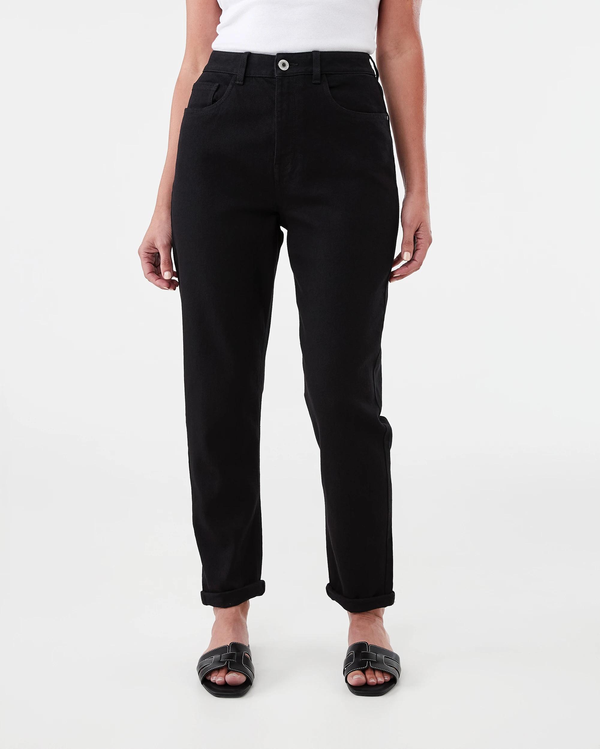1 Mum Jeans Black Wash, 1 of 9