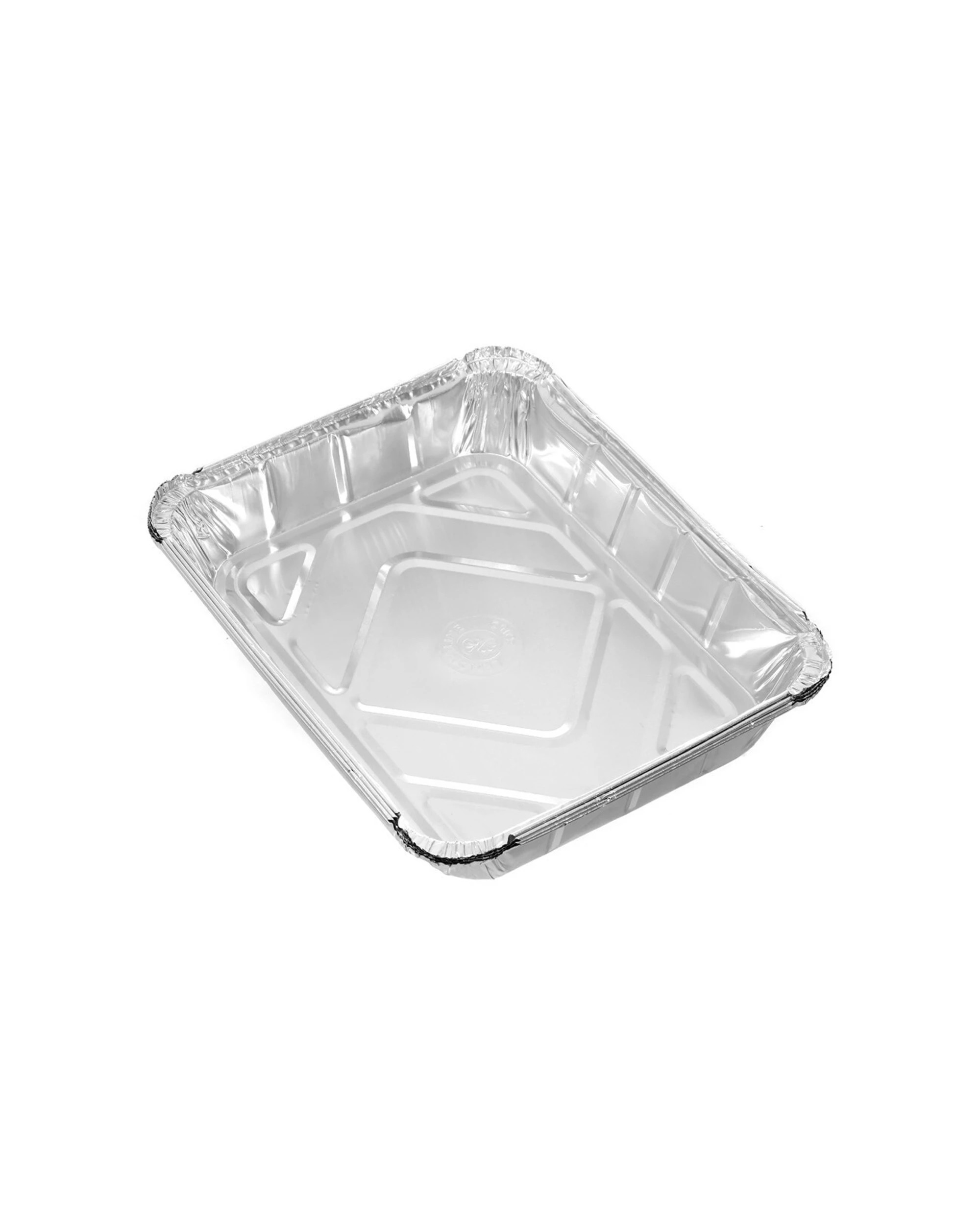 4 Lemon & Lime 12PK Foil Container With Lid Shelf Ready 32x26x5.5cm - Silver, 4 of 4
