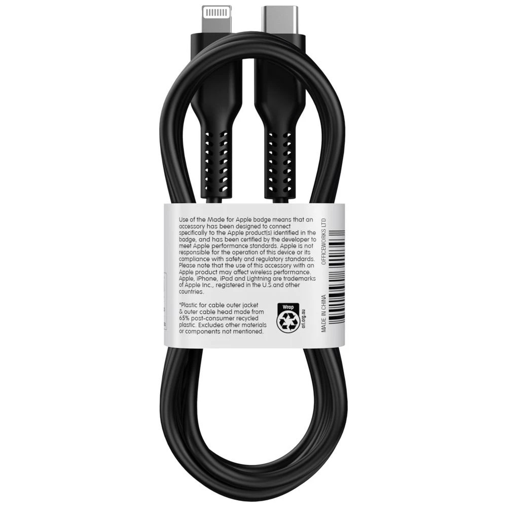 7 Keji USB-C to Lightning Cable 1m Black, 7 of 7