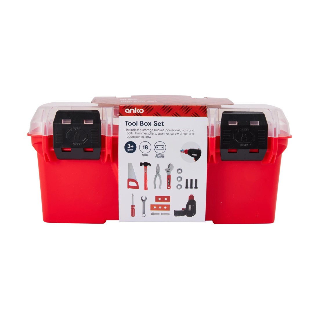 9 18 Piece Tool Box Set, 9 of 9