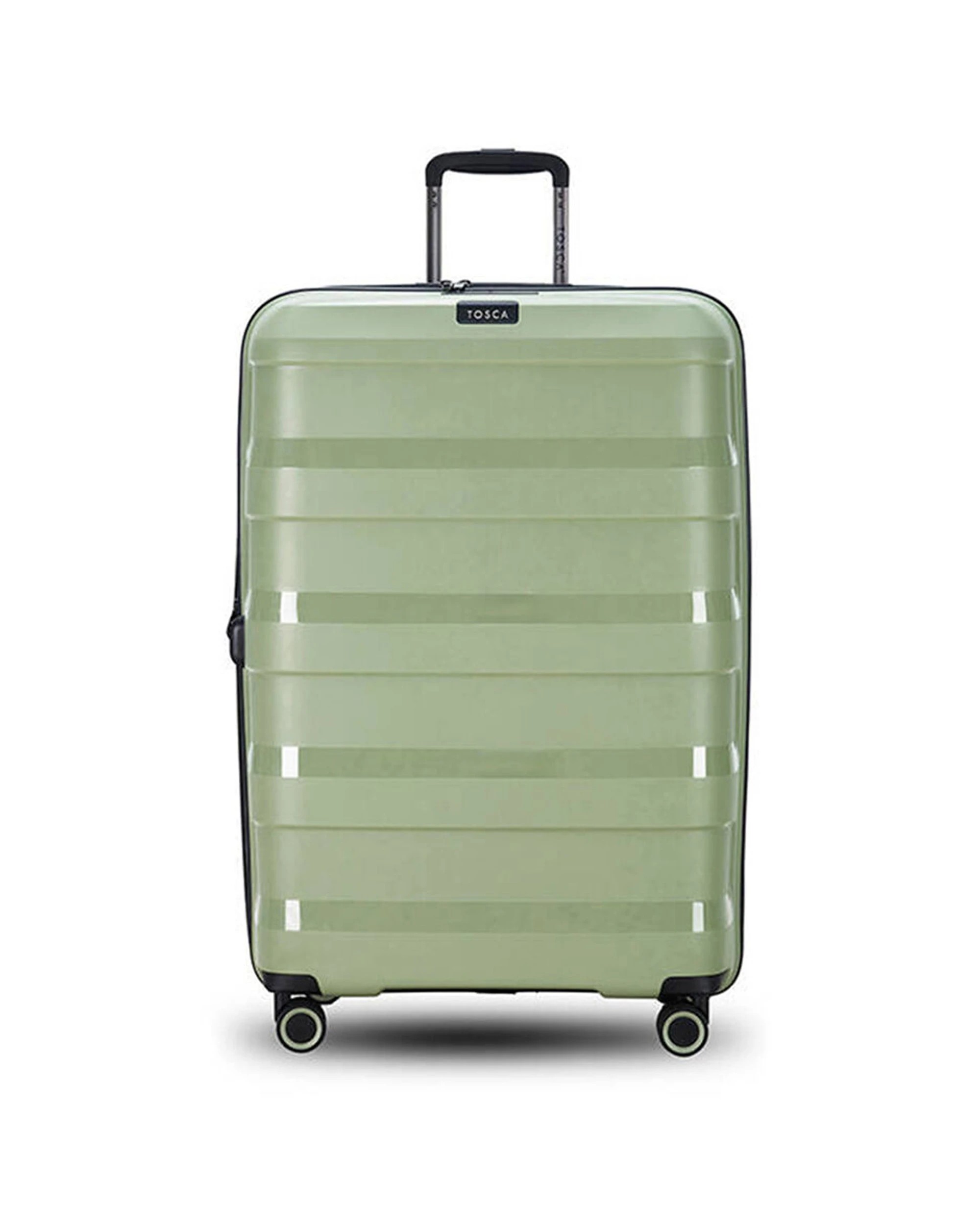 1 Tosca Comet Pp 29" Suitcase Luggage Trolley - Green, 1 of 4