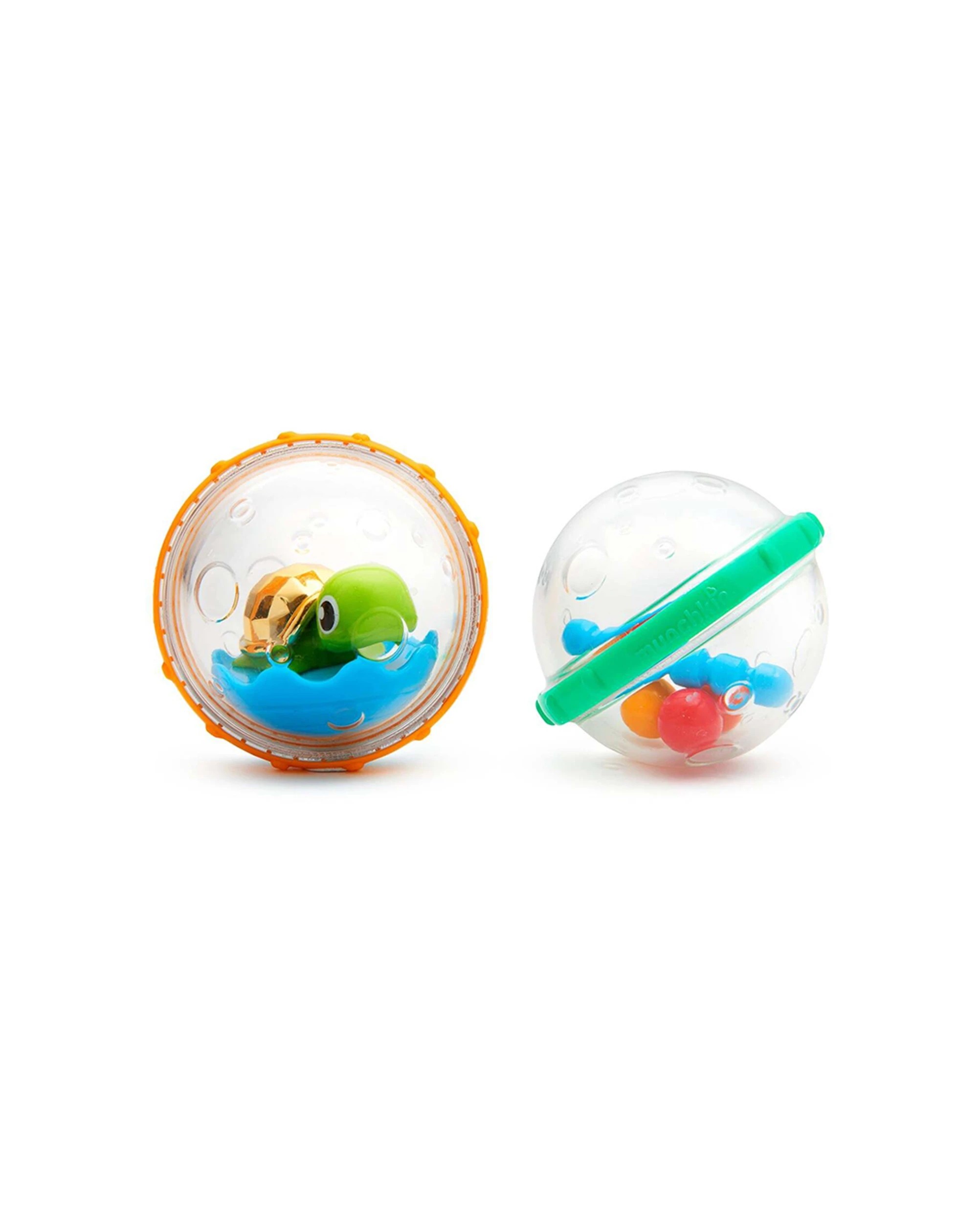 1 Munchkin Float And Play Bubbles Baby Bath Toy Rattle Spin 2 Pack 4 Months And Up - Assorted, 1 of 6