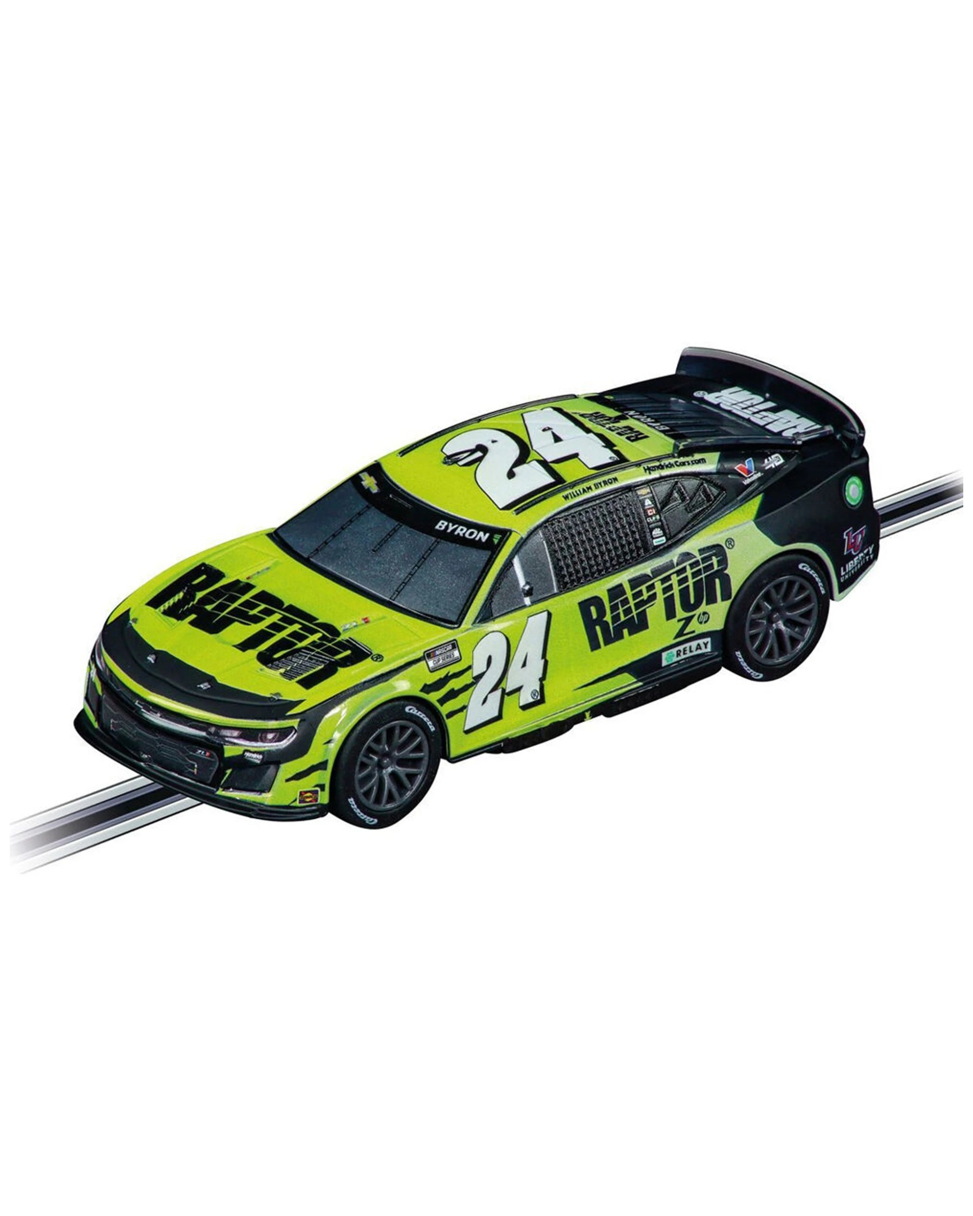 2 Carrera NASCAR Camaro NextGen ZL1 Hendrick Byron 1.43 Slot Car Licensed - Green, 2 of 3