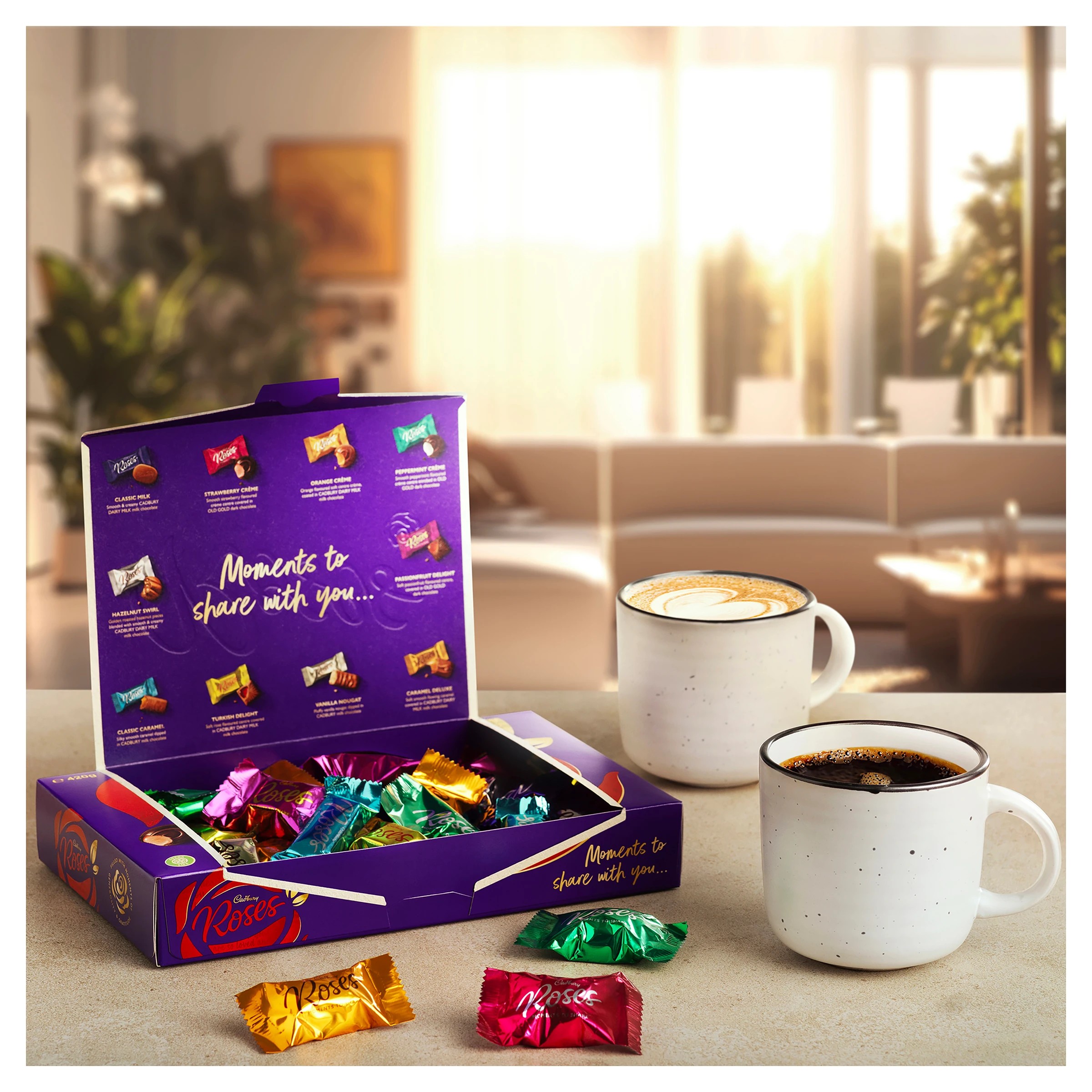 4 Cadbury Roses Boxed Chocolate 380g, 4 of 5