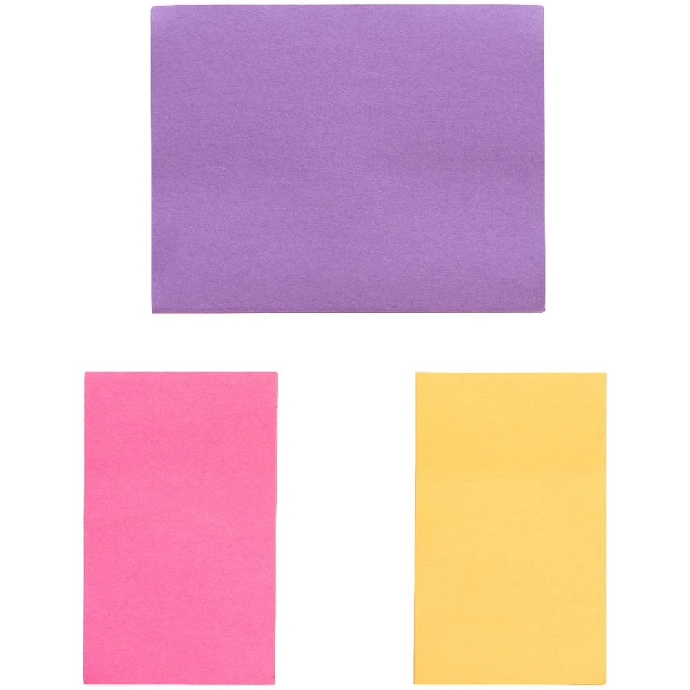 3 J.Burrows Stick-It Notes Assorted Sizes Pastel 3 Pack, 3 of 4