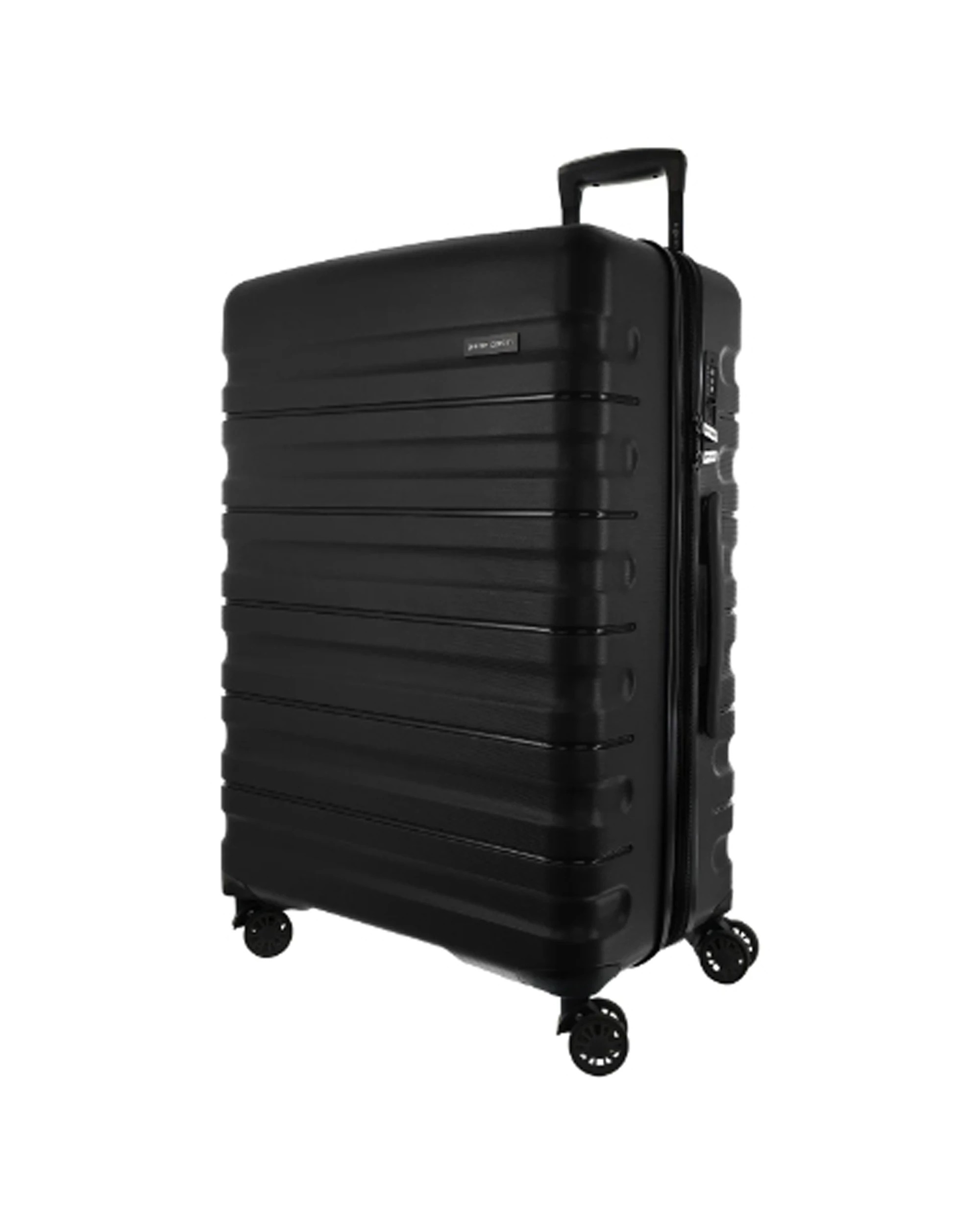 1 Pierre Cardin Durable Versatile Steady Hard Shell Suitcase Large Expandable - Black, 1 of 1