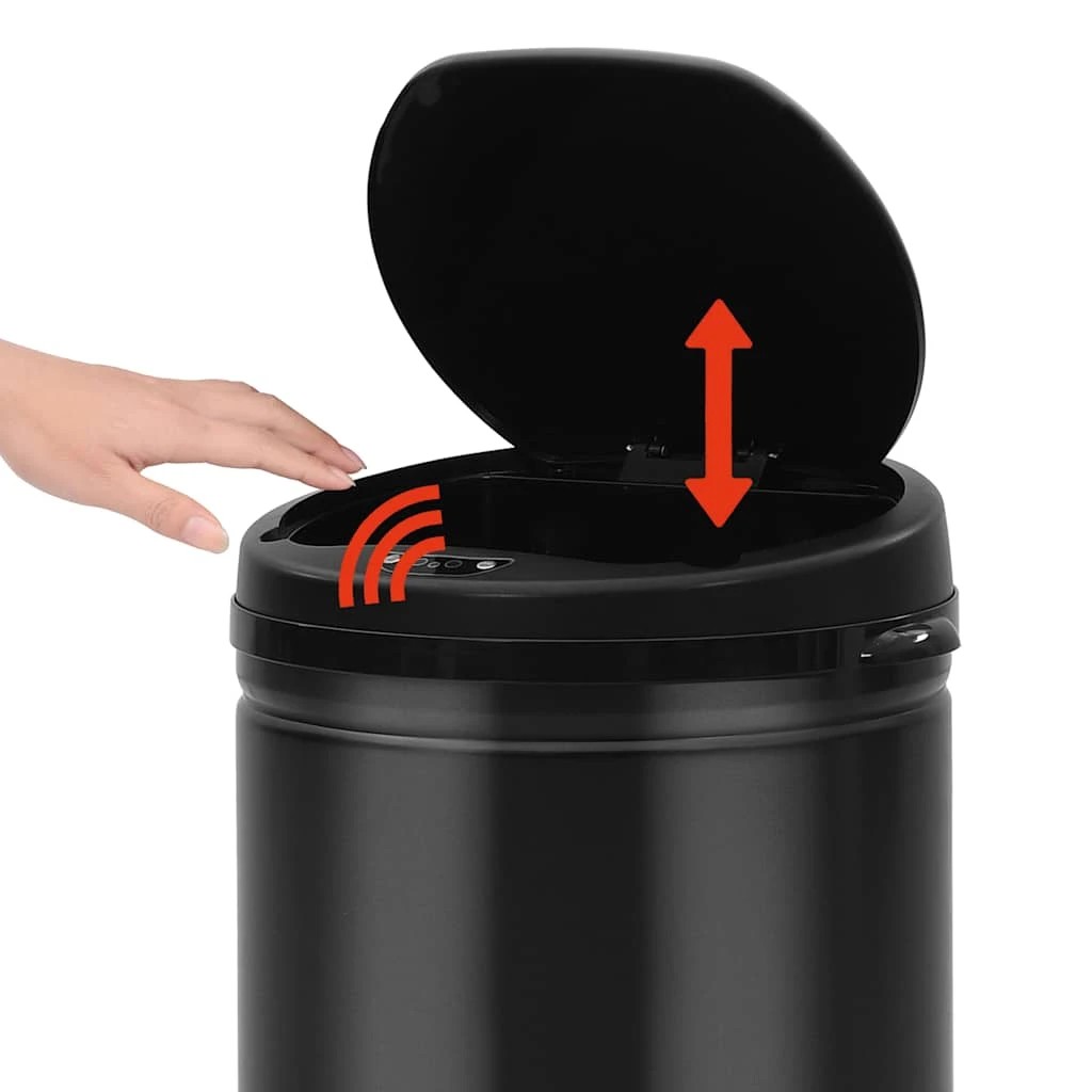 5 Vidaxl Automatic Bin Trash Bin - Black, 5 of 8