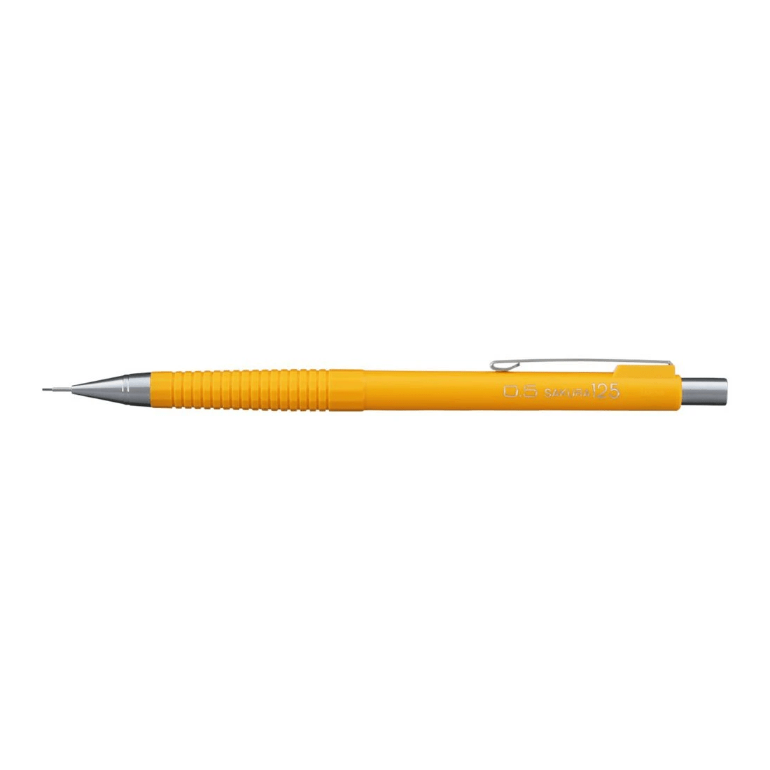 1 Sakura 125 Cushioning Mechanical Pencil 0.5mm Yellow, 1 of 2