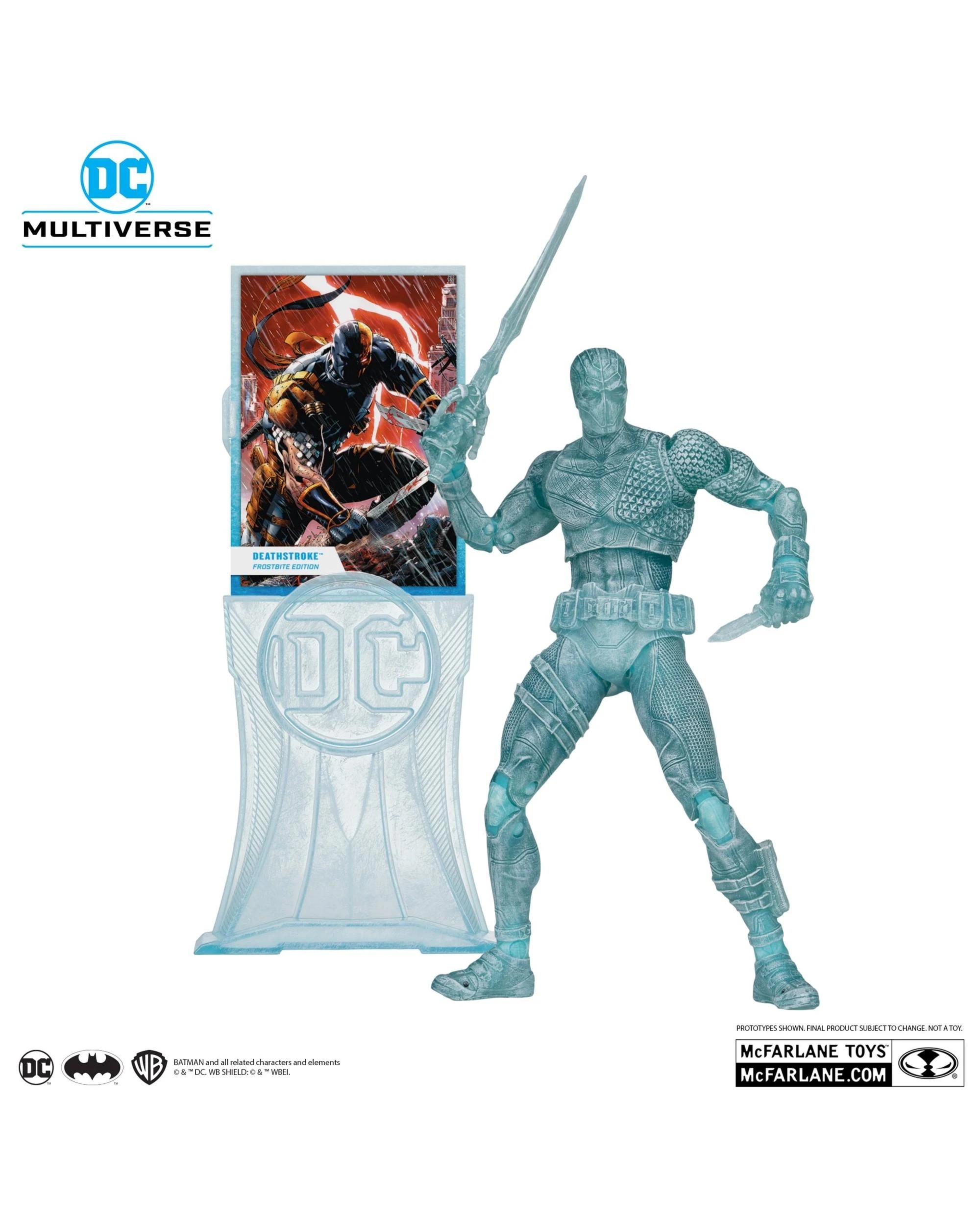 5 McFarlane DC Multiverse Deathstroke - DC Rebirth -  Frostbite Edition 7 inch Action Figure Gold Label Figure, 5 of 9