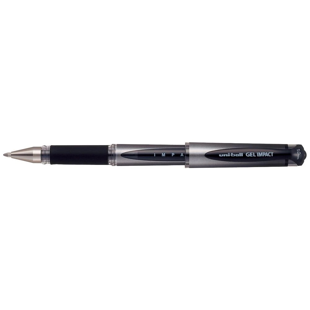 1 Uni-Ball Gel Impact Gel Pen 1mm Black, 1 of 2