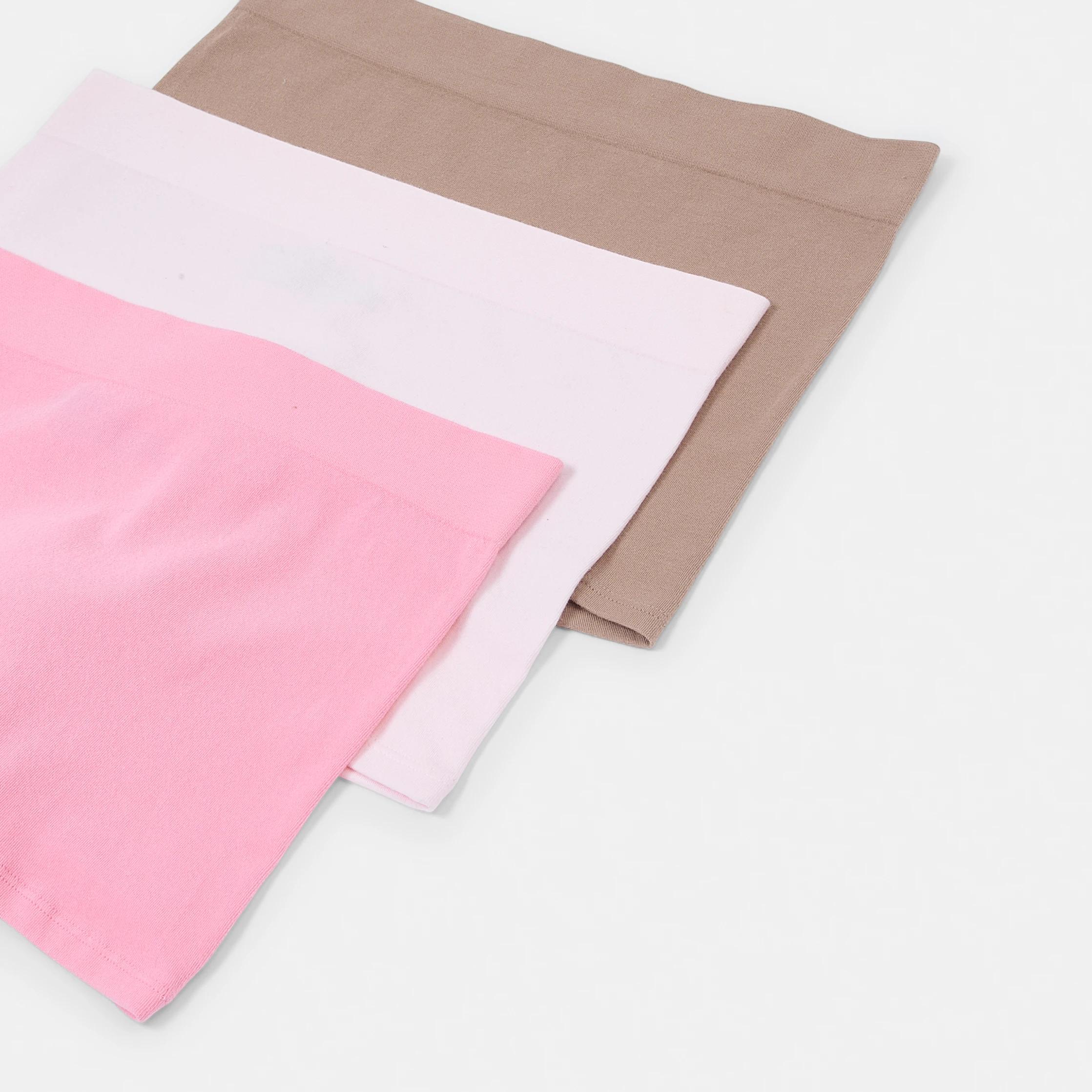 2 3 Pack Seamfree Cotton Boyleg Briefs BALLERINA, SACHET PINK, SOFT CLAY, 2 of 9