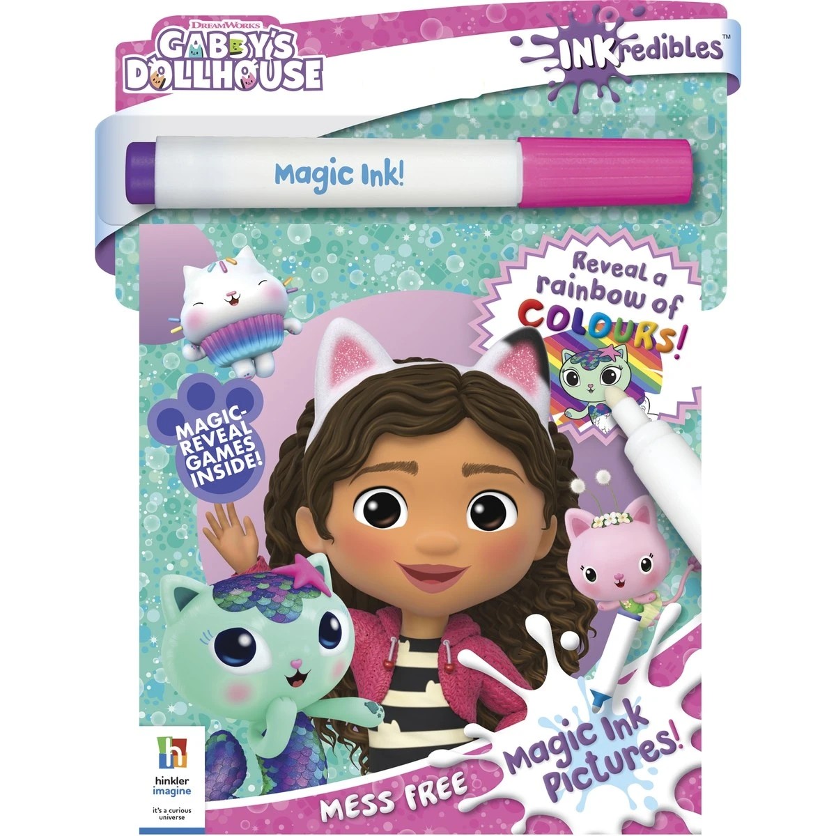 1 INKredibles DreamWorks Gabby’s Dollhouse Magic Ink Pictures - Book, 1 of 5