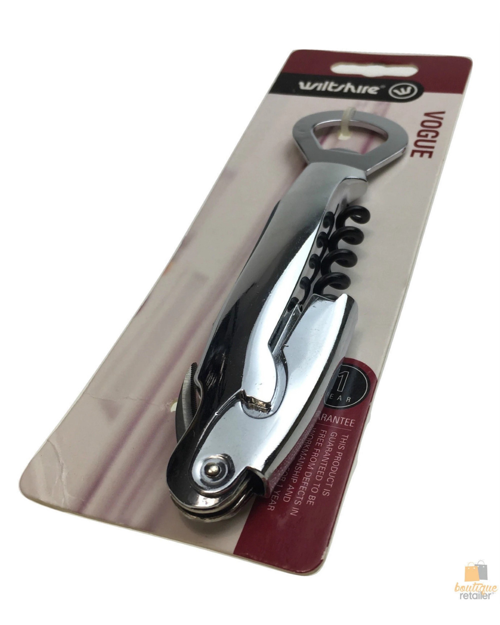 1 Wiltshire Waiter's Friend Corkscrew Wine Bottle Opener Tool, 1 of 3