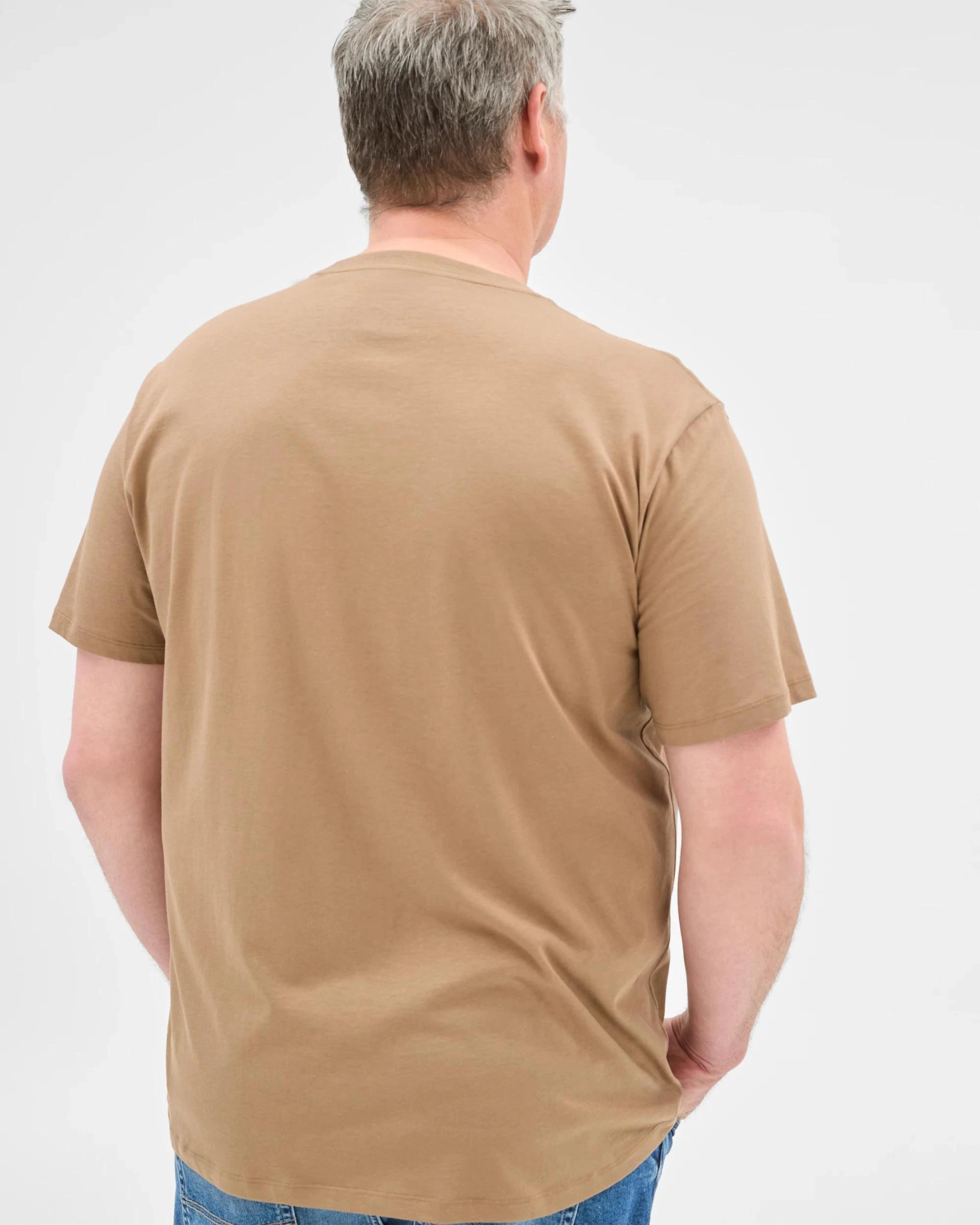 4 Target Man Plus Plus Size Australian Cotton Crew T-Shirt SEPIA, 4 of 5