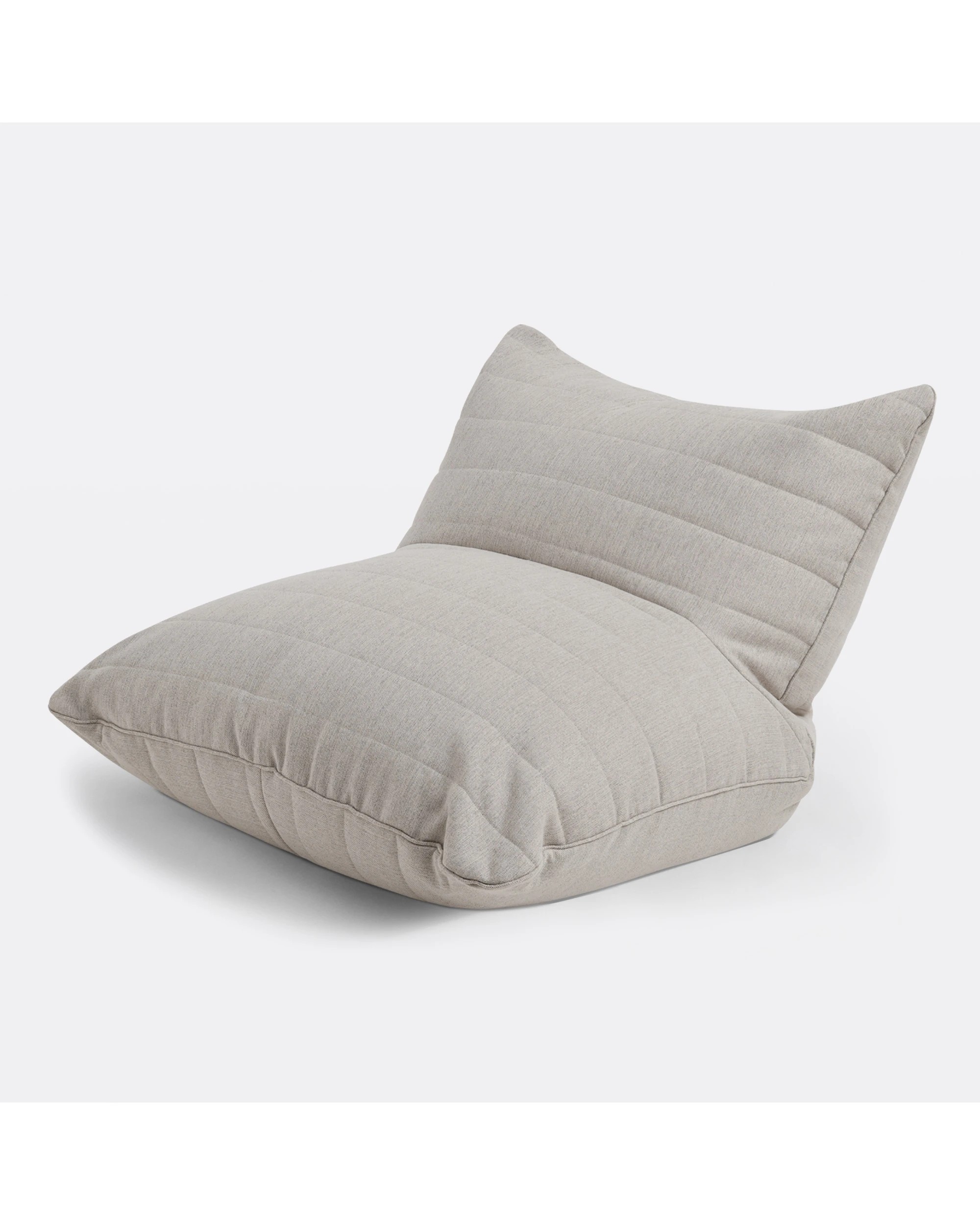 2 Cadence & Co. Linoire Quilted Beanbag Lounger Cover - Sand Dune, 2 of 10