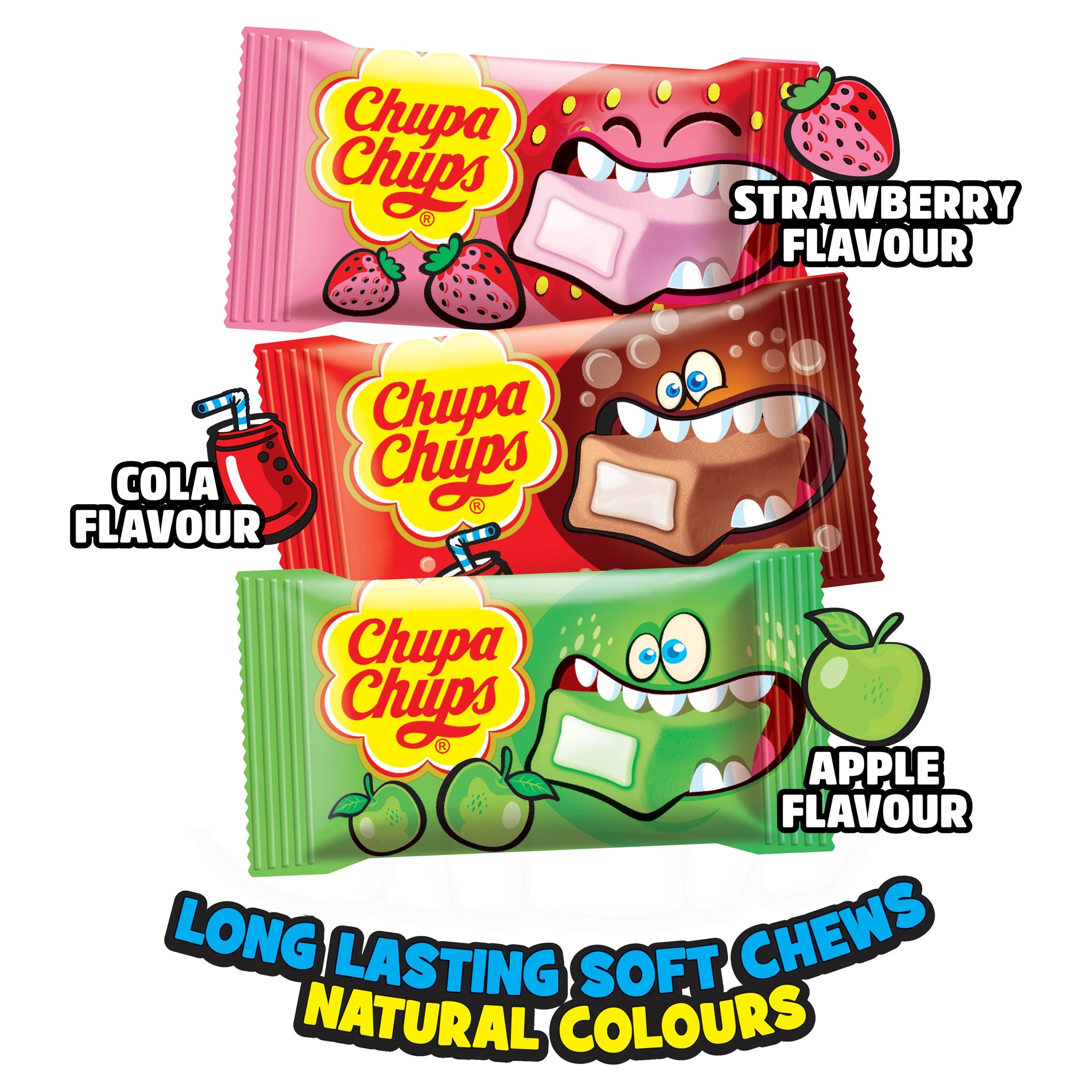 3 50 Pack Chupa Chups Incredible Chew Share Bag 175g, 3 of 3