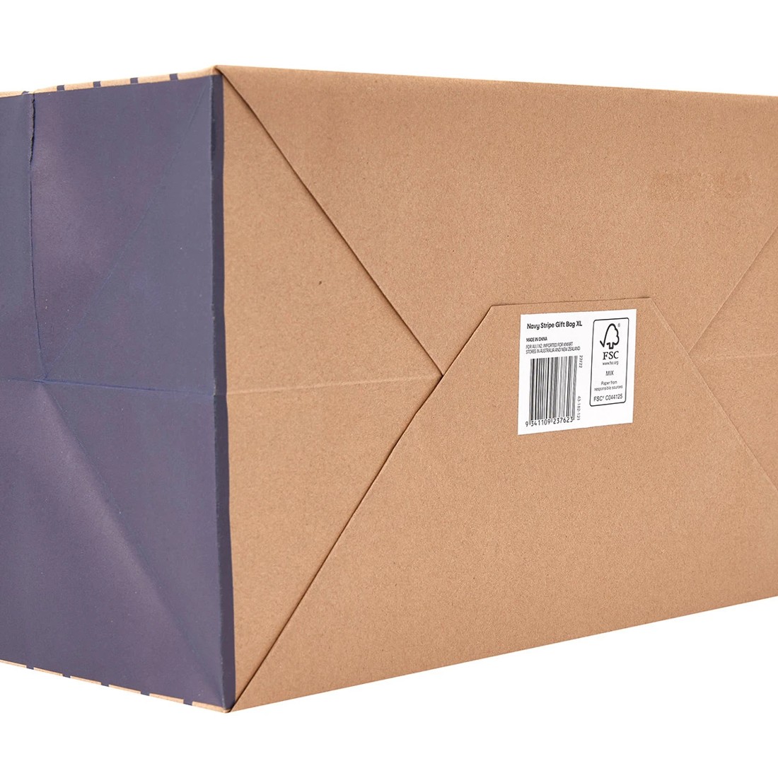 5 Navy Stripe Gift Bag - Extra Large, 5 of 7