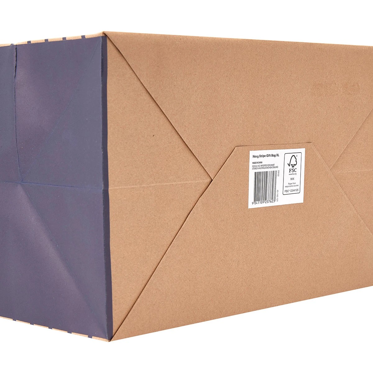 5 Navy Stripe Gift Bag - Extra Large, 5 of 7