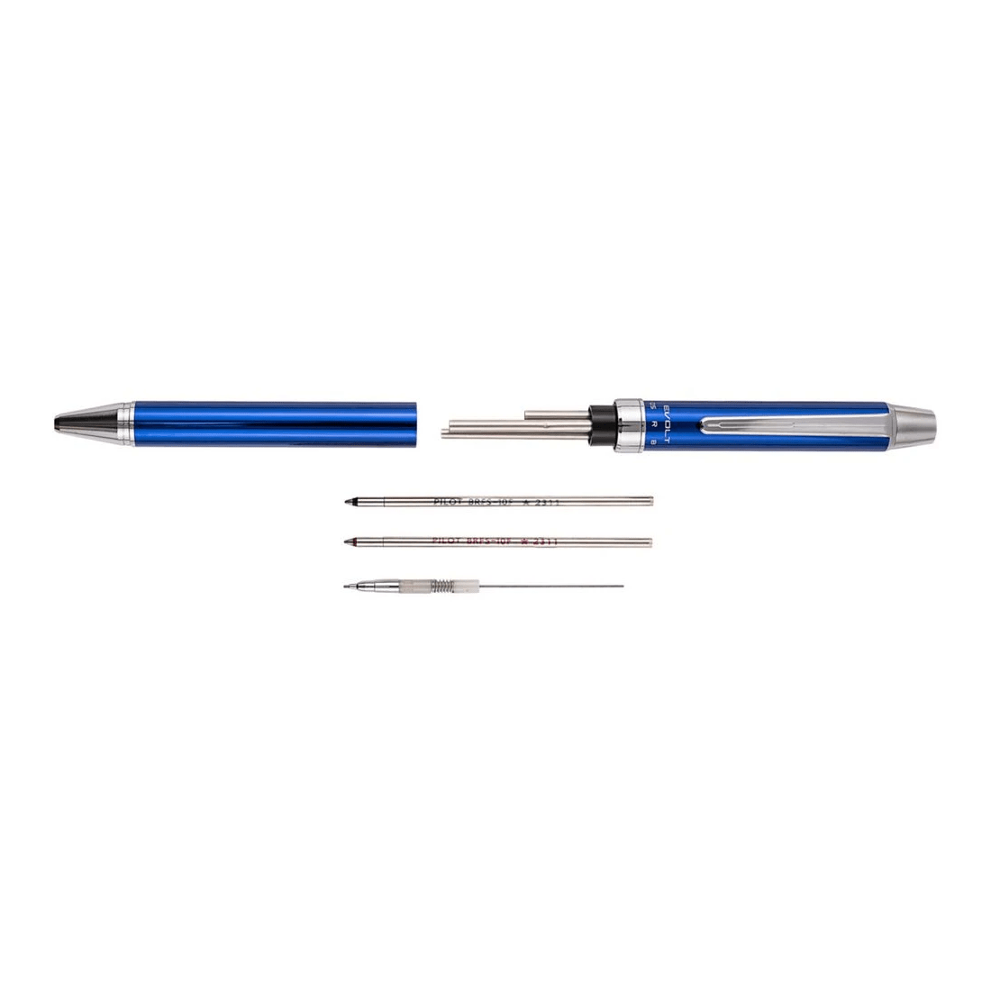 2 PILOT Evolt 2 + 1 Multifunction Ballpoint Pen Blue Barrel, 2 of 7