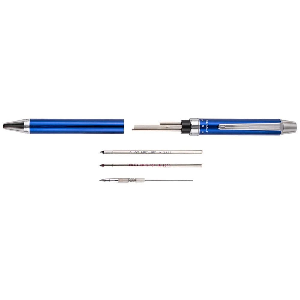 2 PILOT Evolt 2 + 1 Multifunction Ballpoint Pen Blue Barrel, 2 of 7