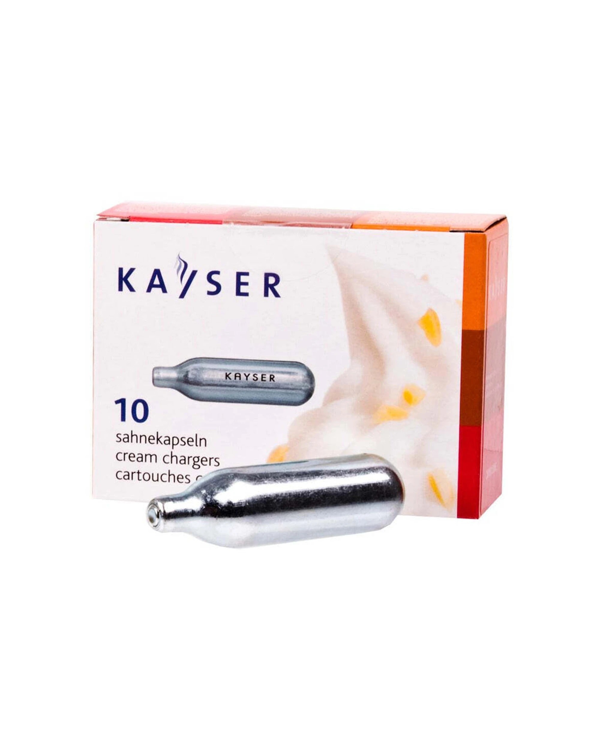 2 Kayser 10 Pack Creamer Charger Bulbs For Whipped Cream Dispensers
 - Blue, 2 of 3