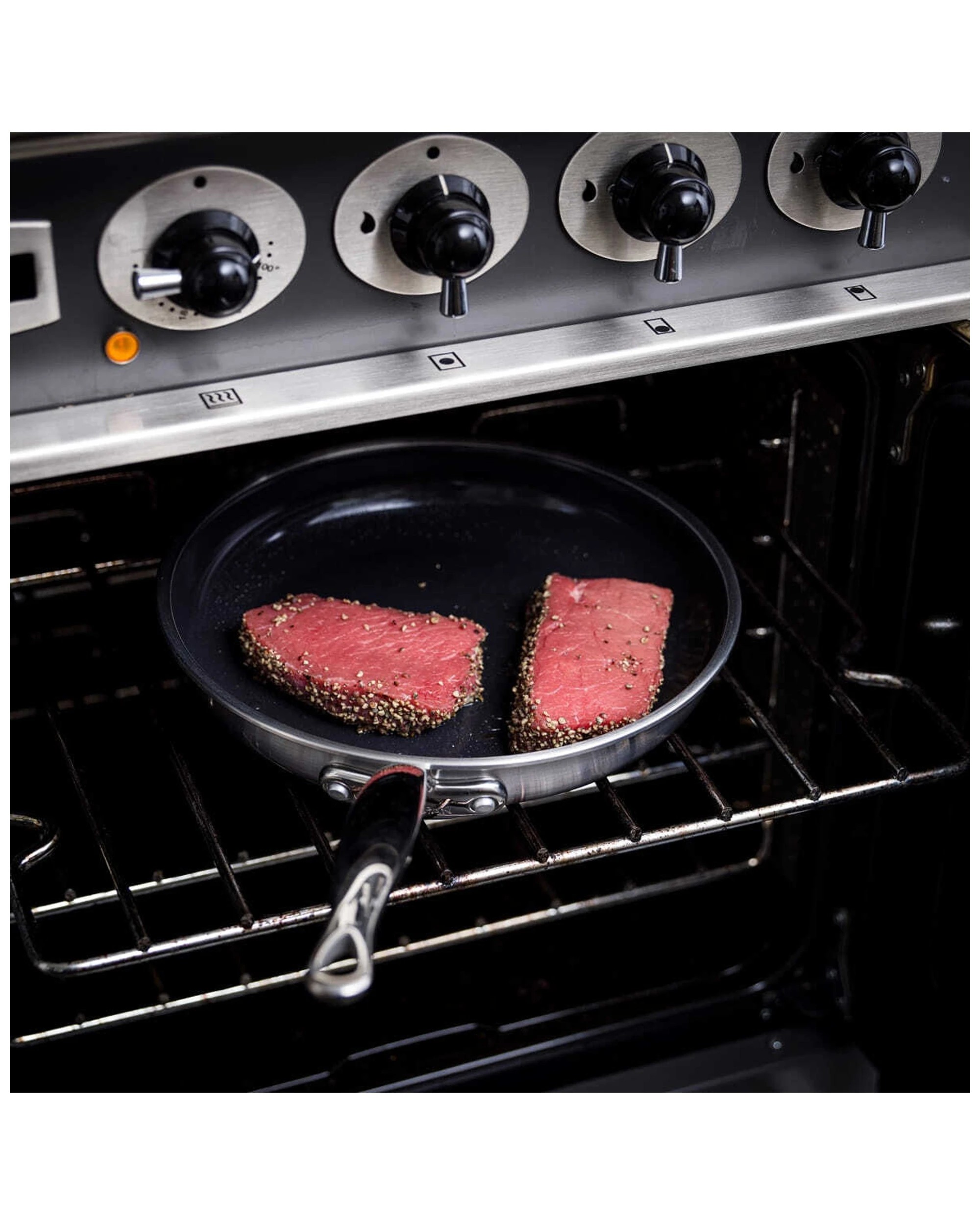 4 Greenpan Premiere Stainless Steel Open Frying Pan 28cm Home Kitchen Cooking
 - Silver, 4 of 6