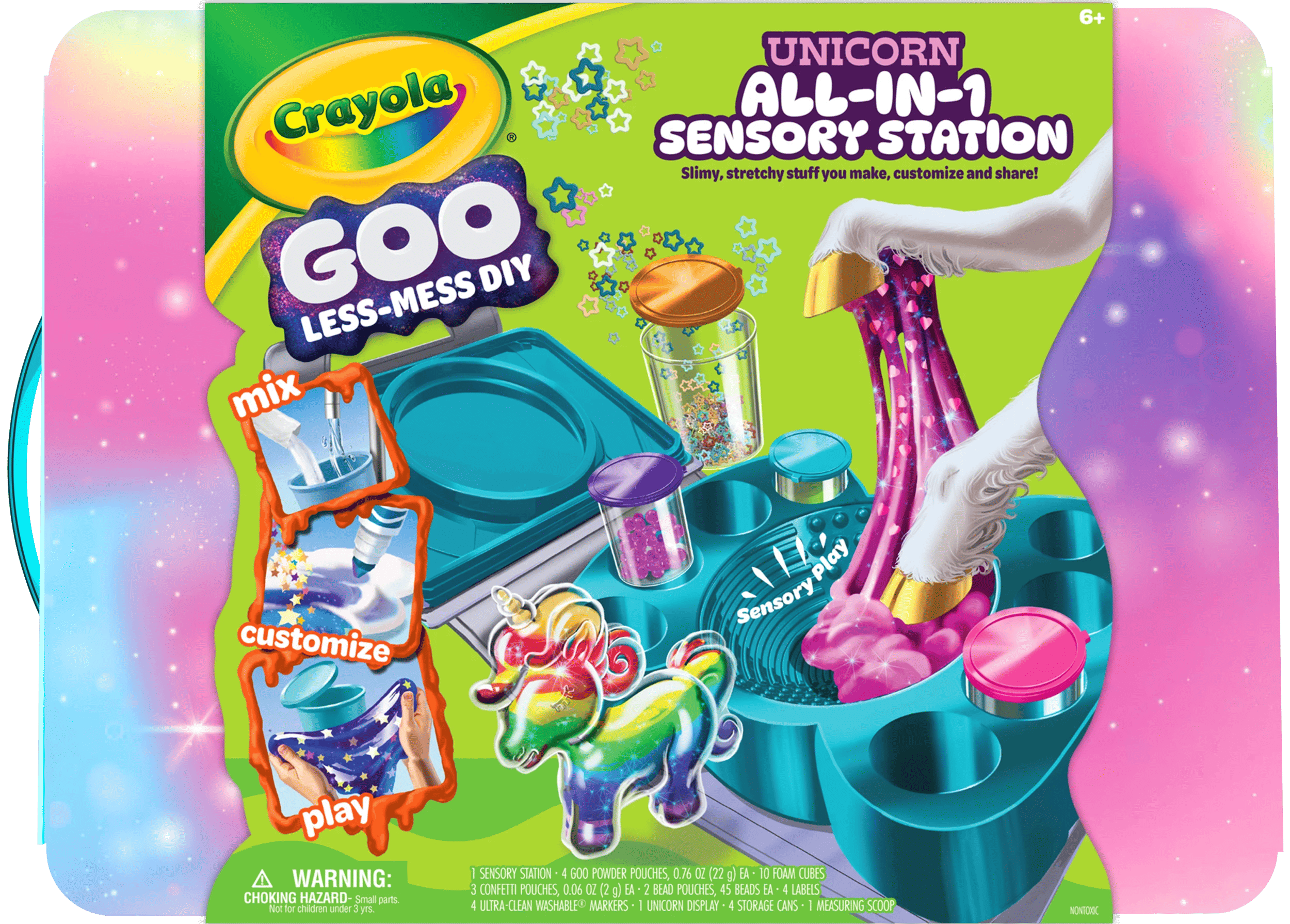 1 Crayola Goo All - in - 1 Sensory Station - Unicorn - Multi, 1 of 2
