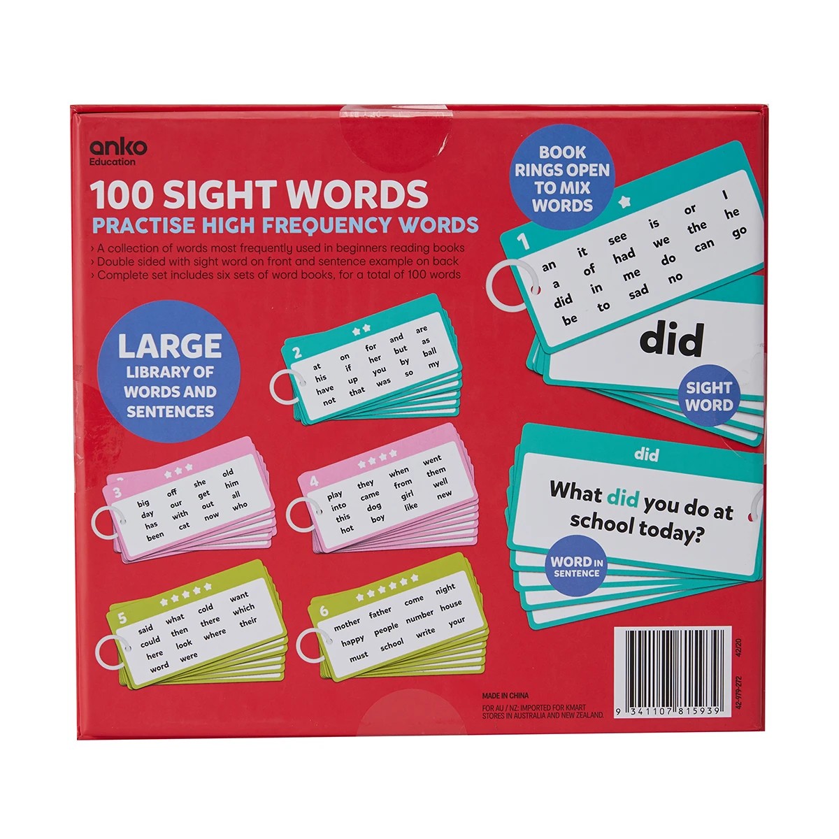 6 100 Sight Words, 6 of 6